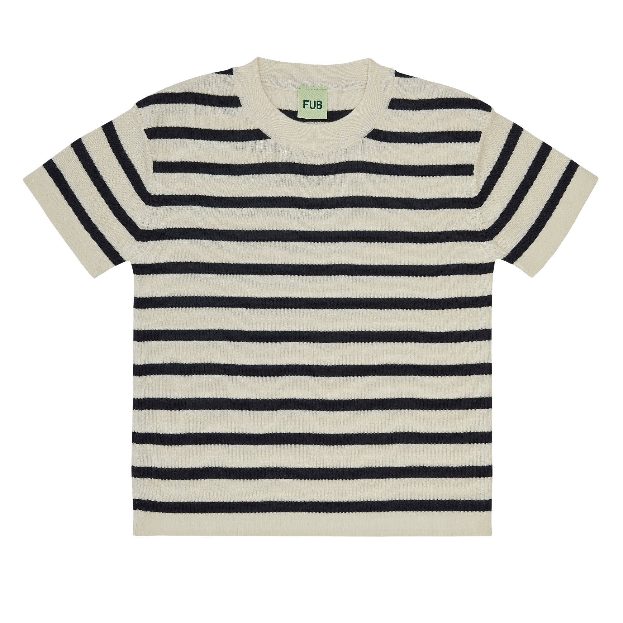 Boys & Girls Dark Navy Stripes Cotton T-Shirt