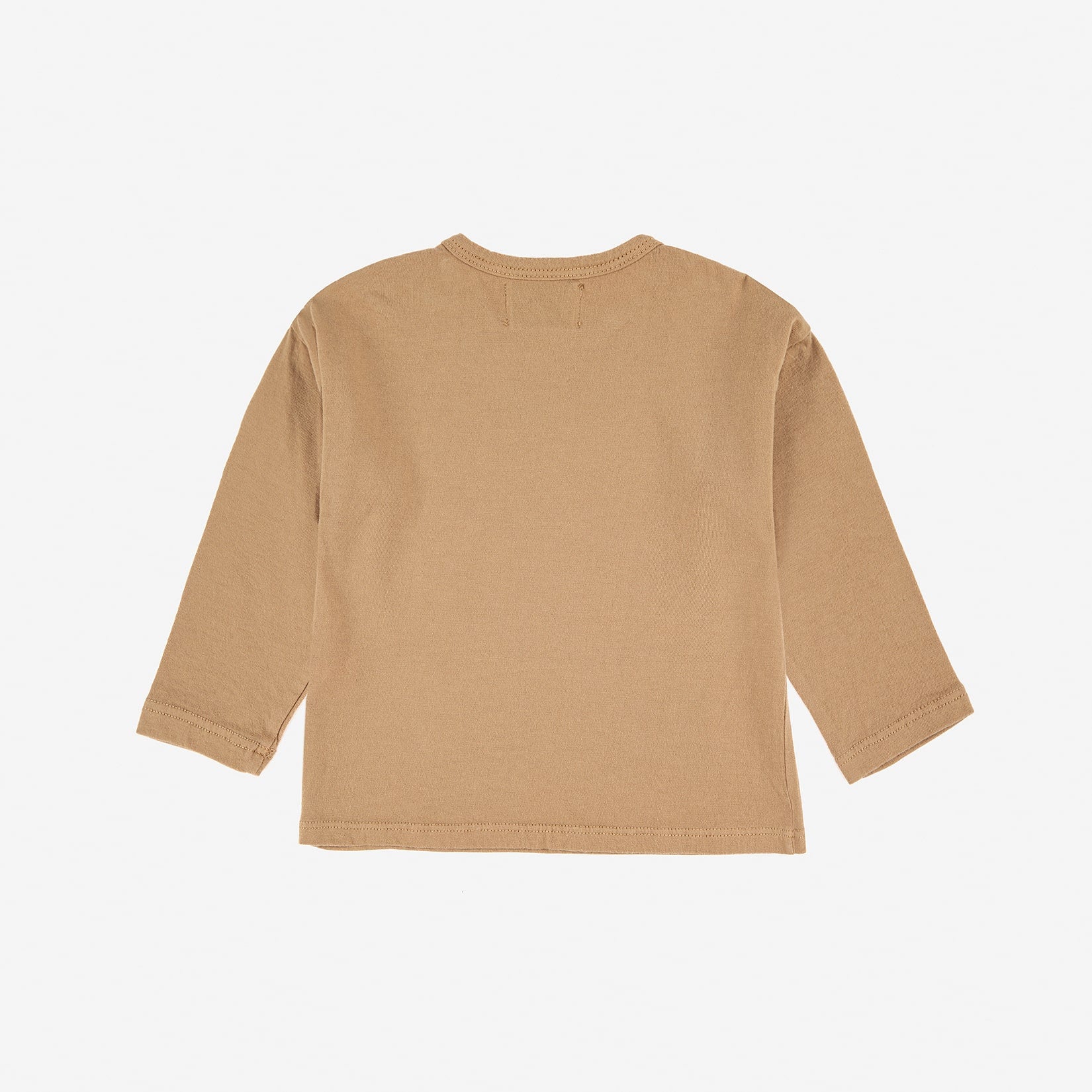 Baby Boys & Girls Brown Jumping Hare Cotton T-Shirt