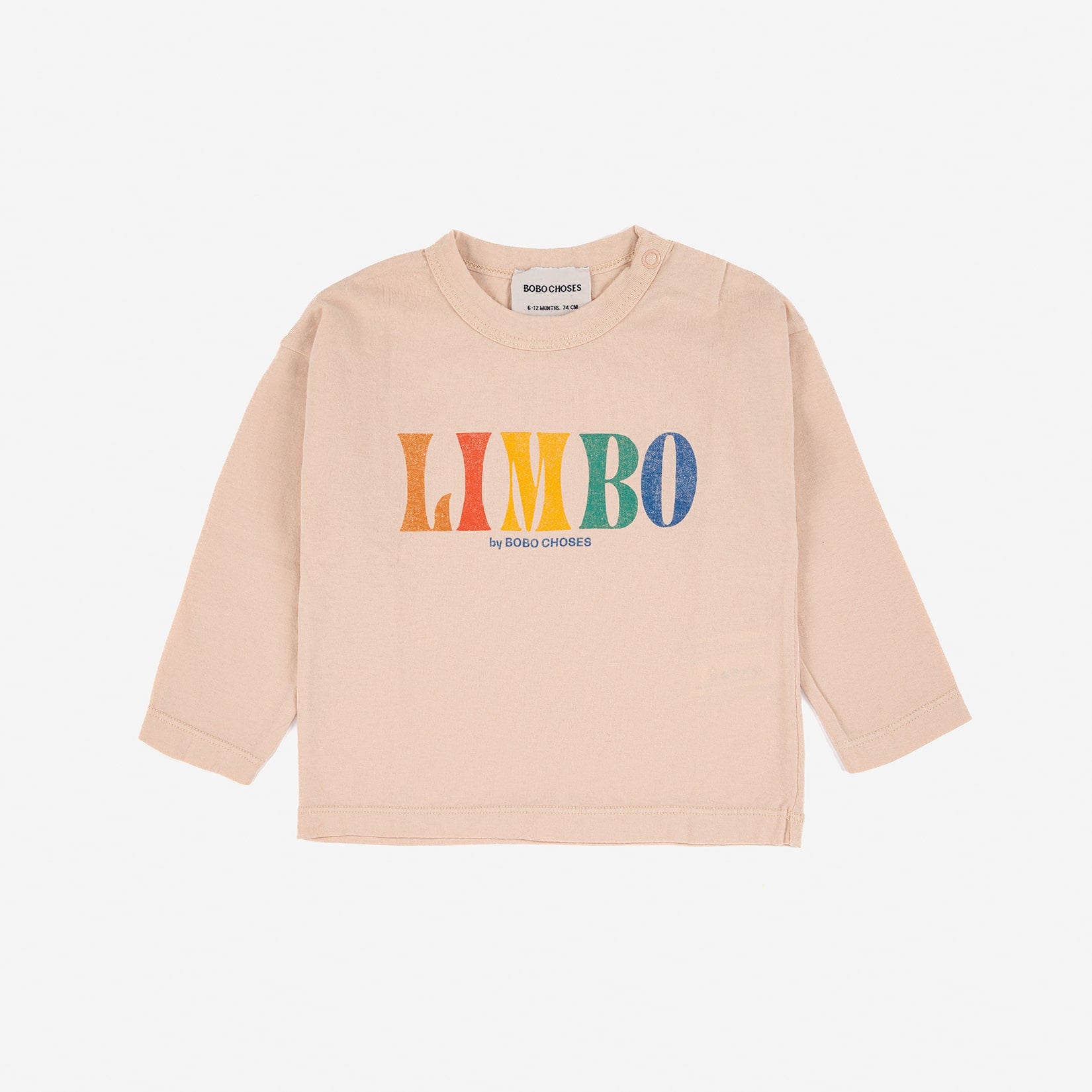 Baby Boys & Girls Light Pink Logo Cotton T-Shirt