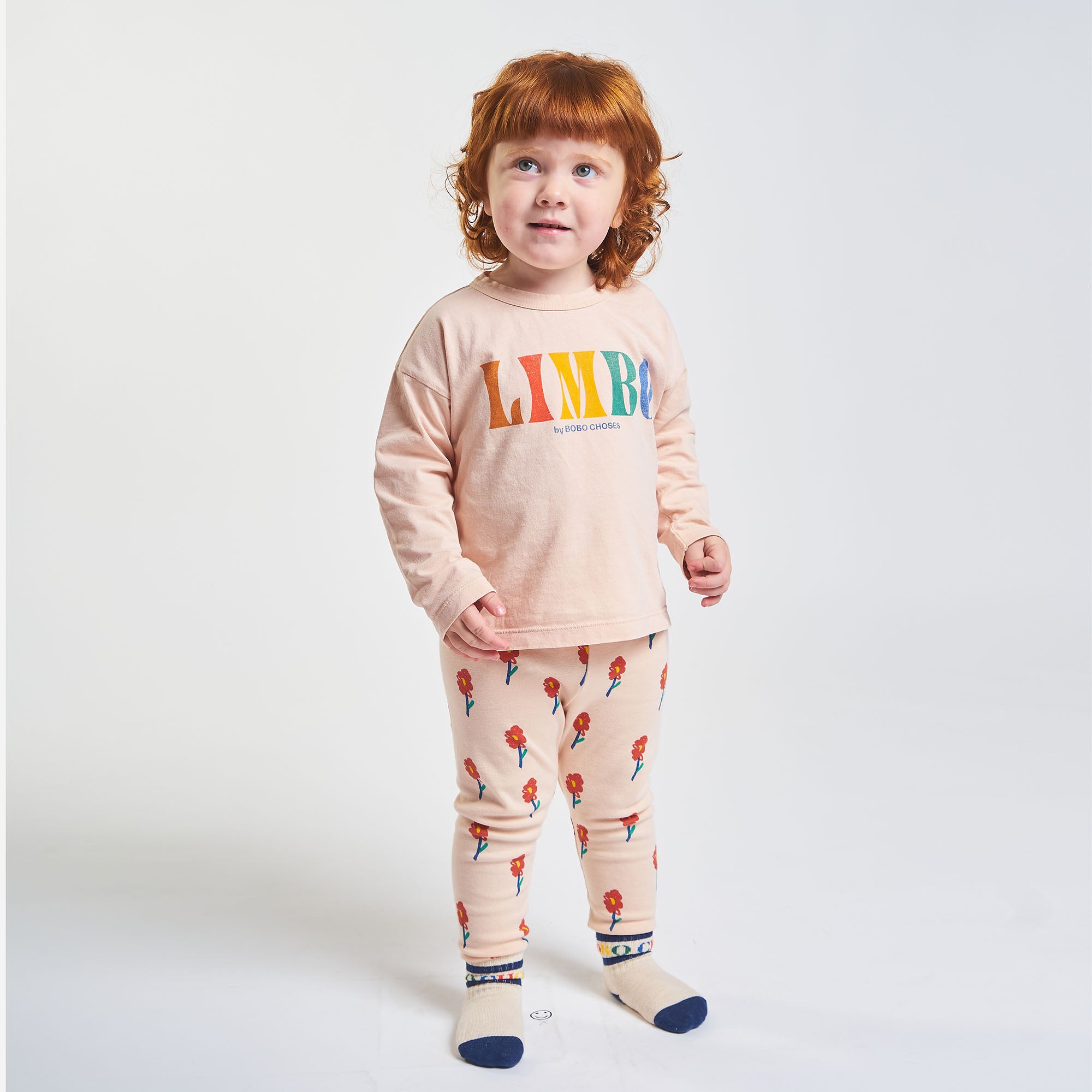 Baby Boys & Girls Light Pink Logo Cotton T-Shirt