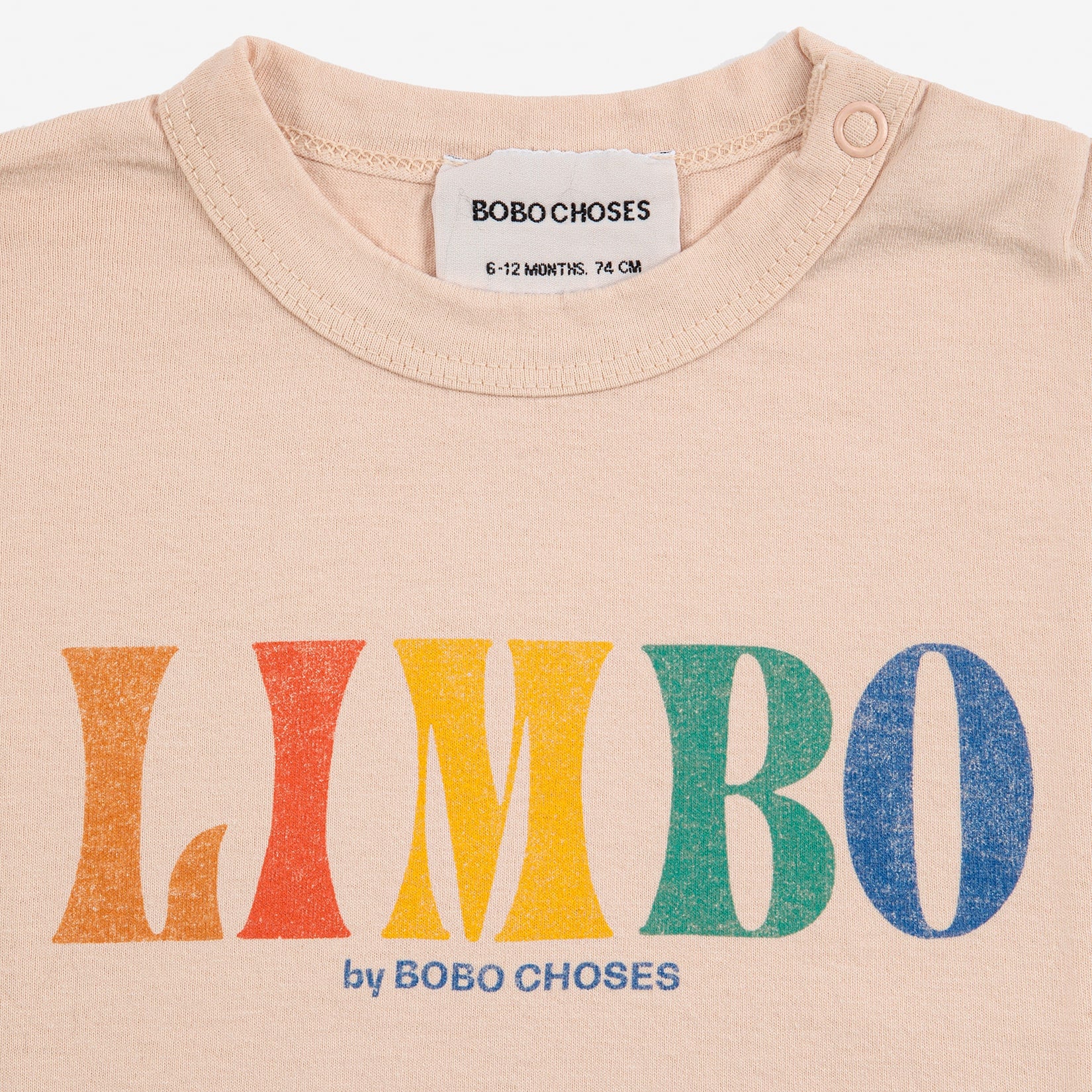 Baby Boys & Girls Light Pink Logo Cotton T-Shirt