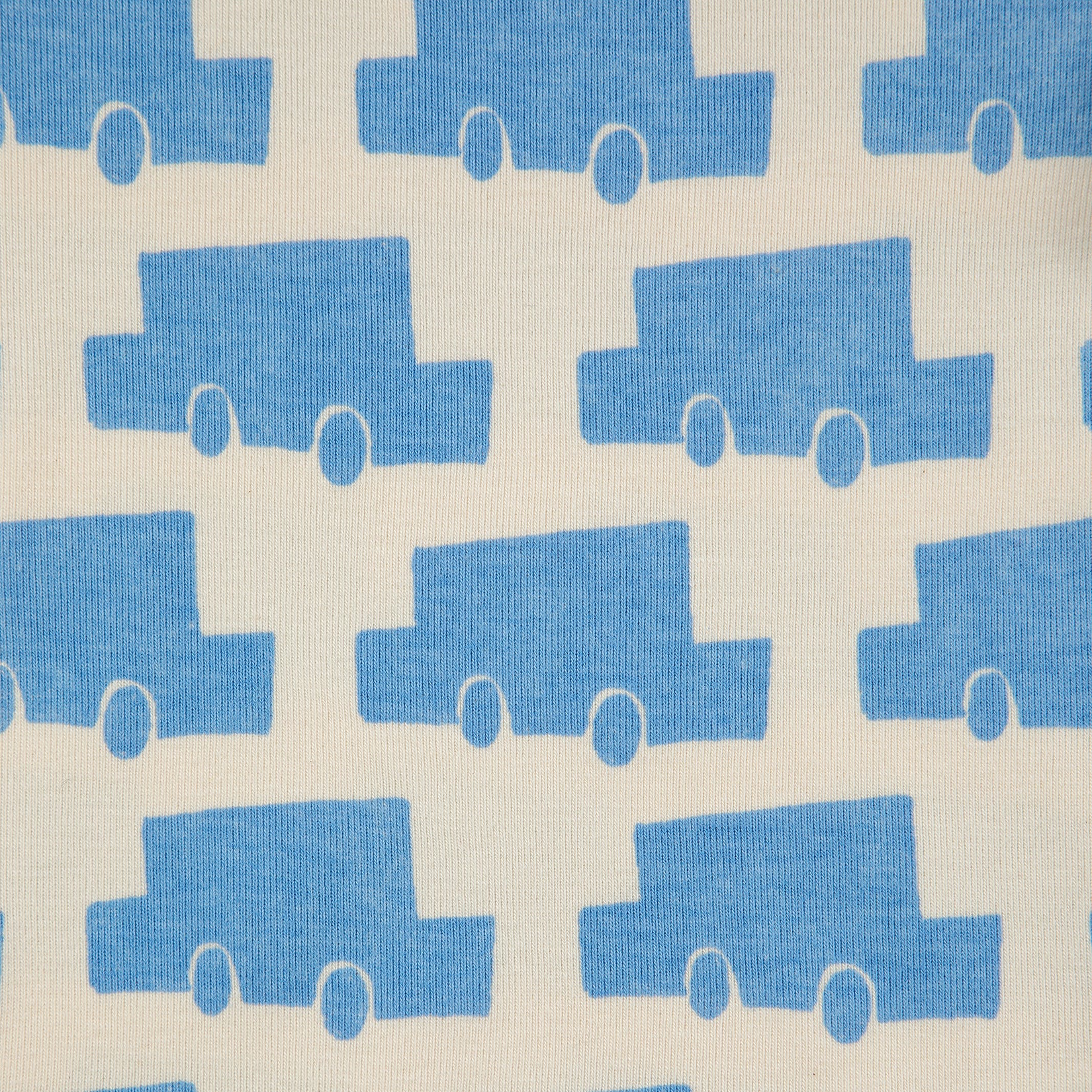 Baby Boys & Girls Blue Printed Cotton Babysuit