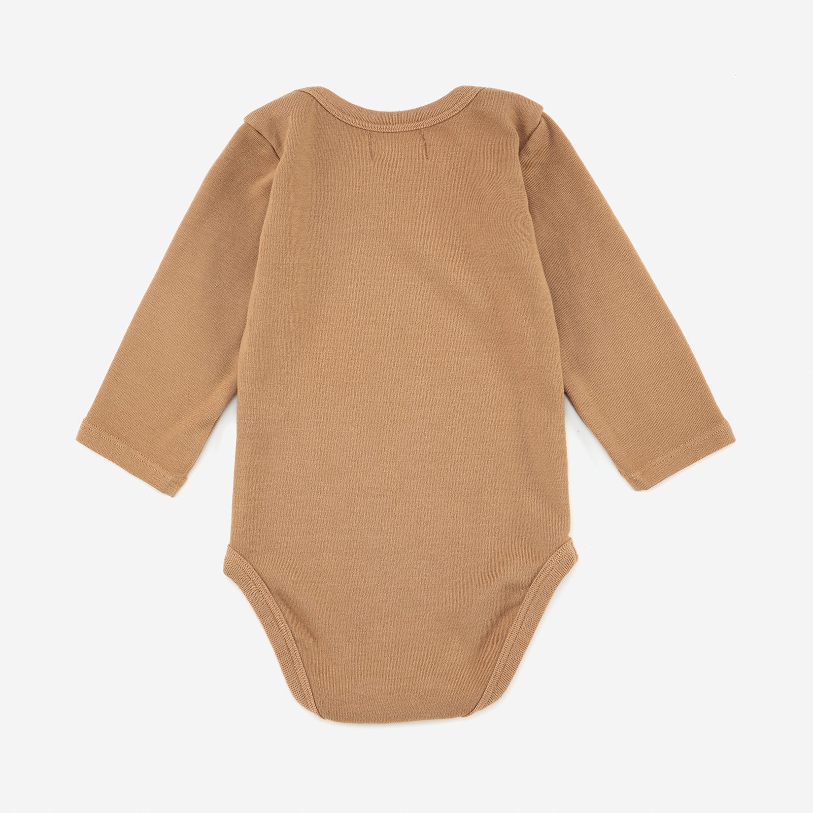 Baby Boys & Girls Brown Printed Cotton Babysuit