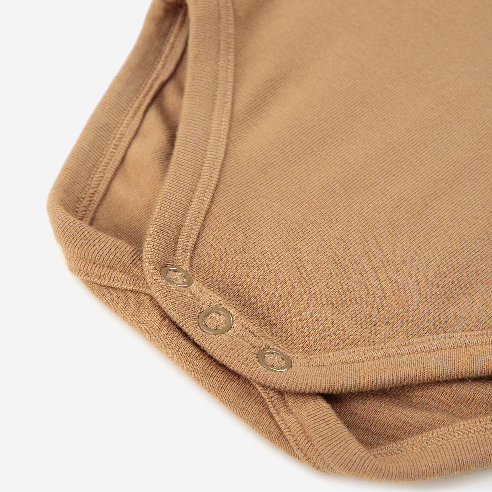 Baby Boys & Girls Brown Printed Cotton Babysuit