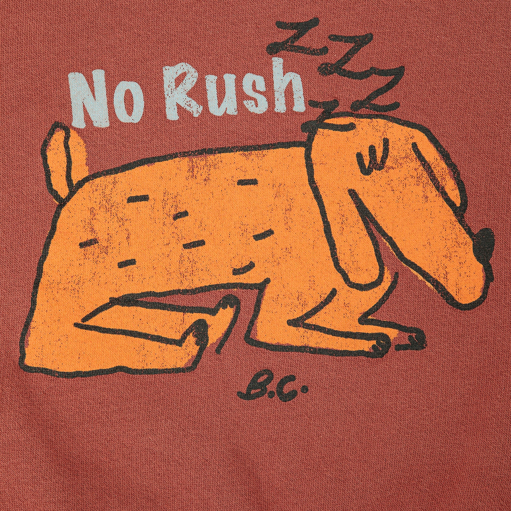 Baby Boys & Girls Dark Red Printed Cotton Sweatshirt