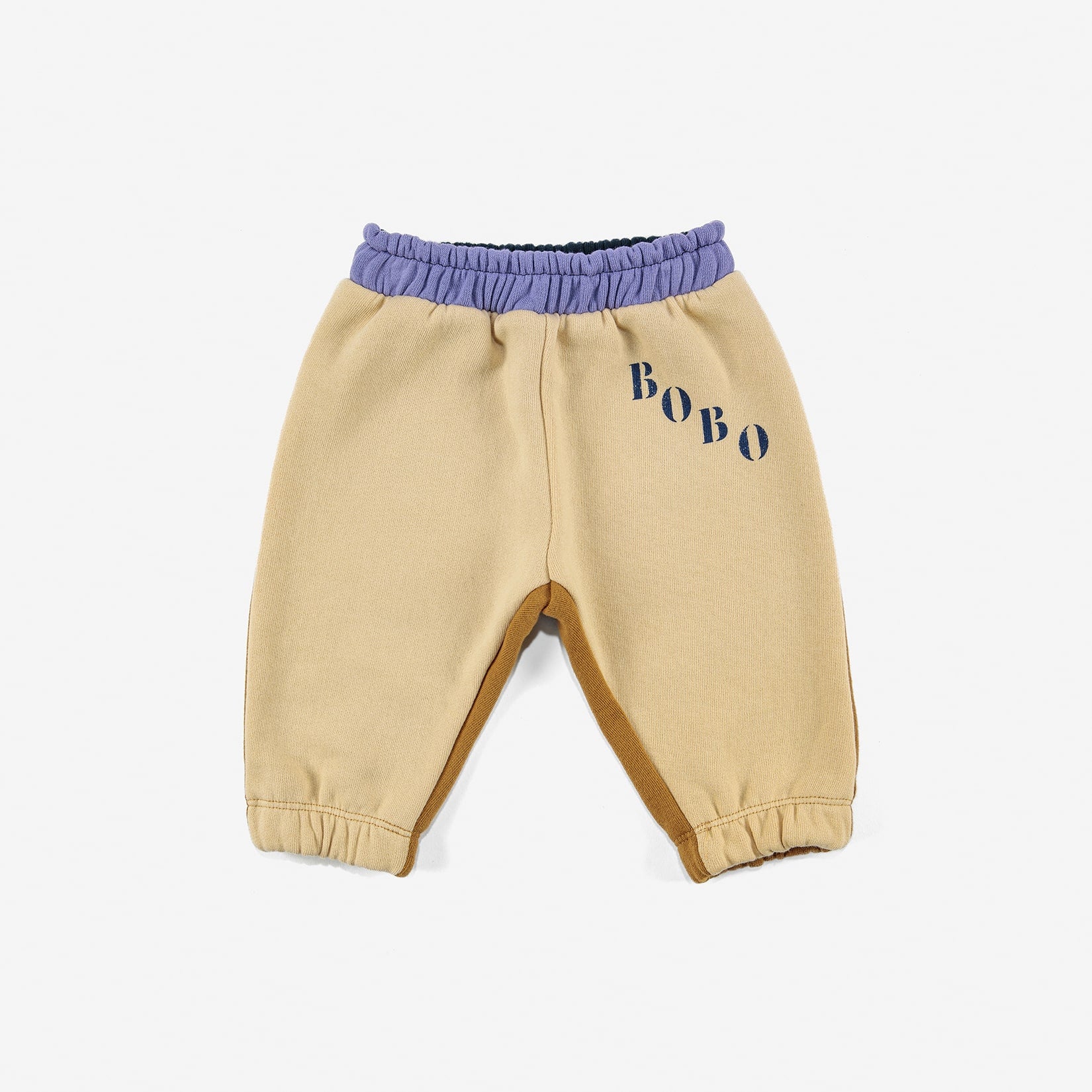 Baby Boys & Girls Brown Logo Cotton Trousers