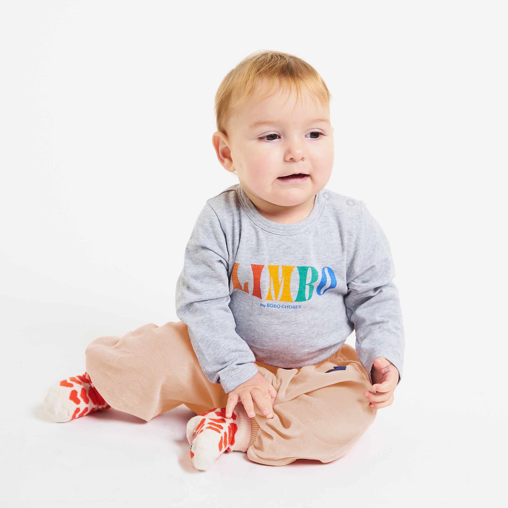 Baby Boys & Girls Light Pink Velvet Trousers