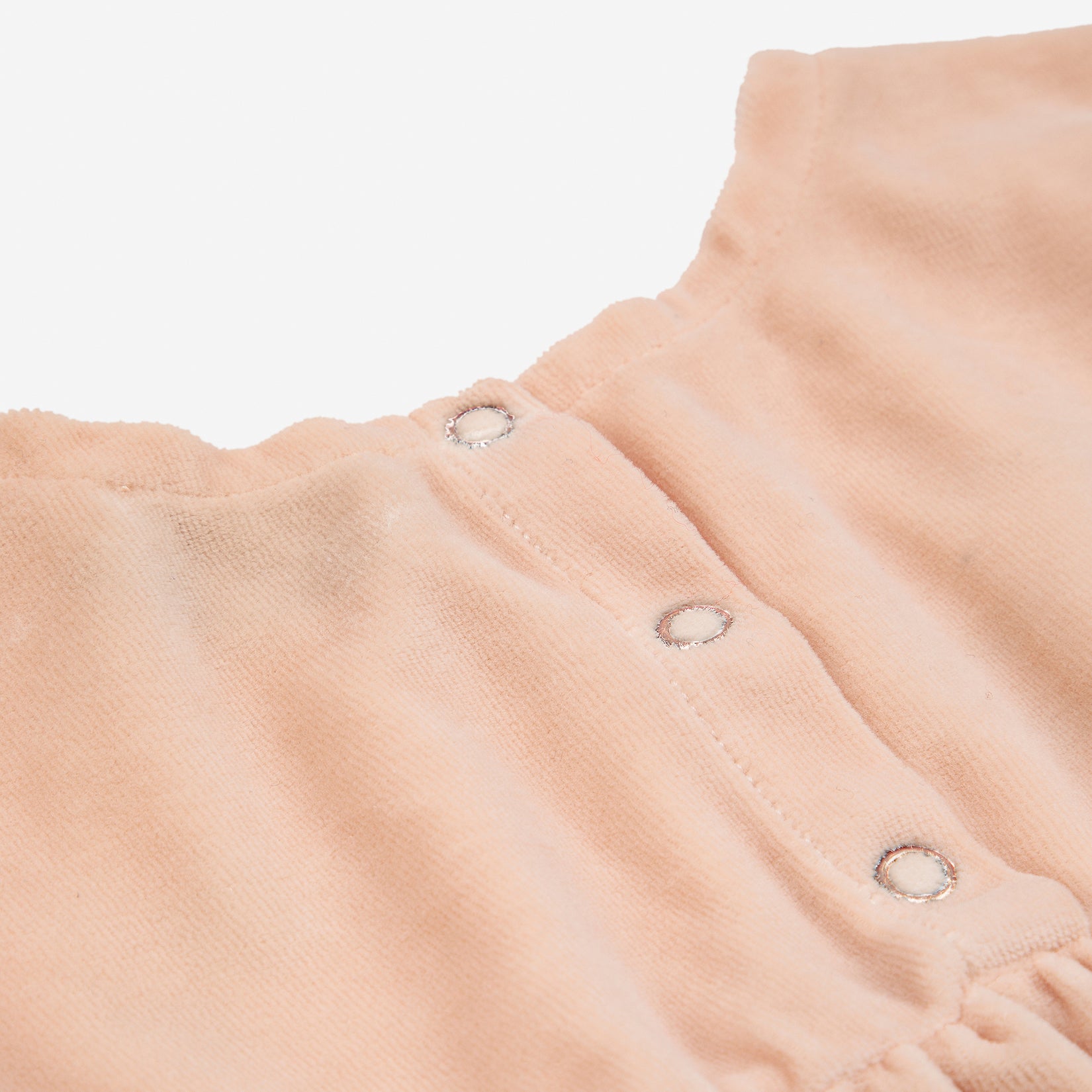 Baby Girls Light Pink Velvet Dress
