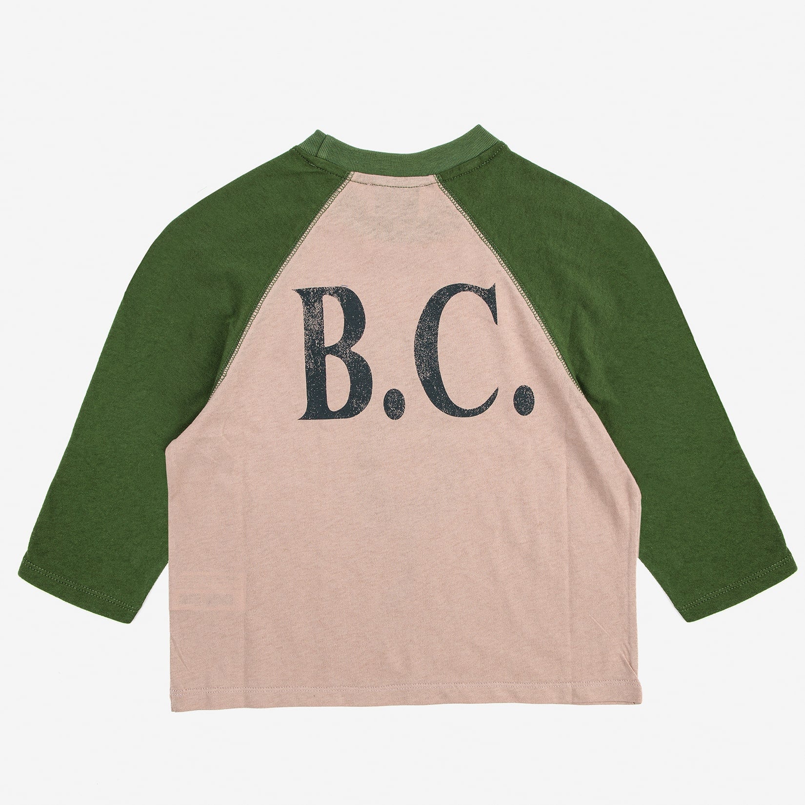 Boys & Girls Green Cat Printed Cotton T-Shirt