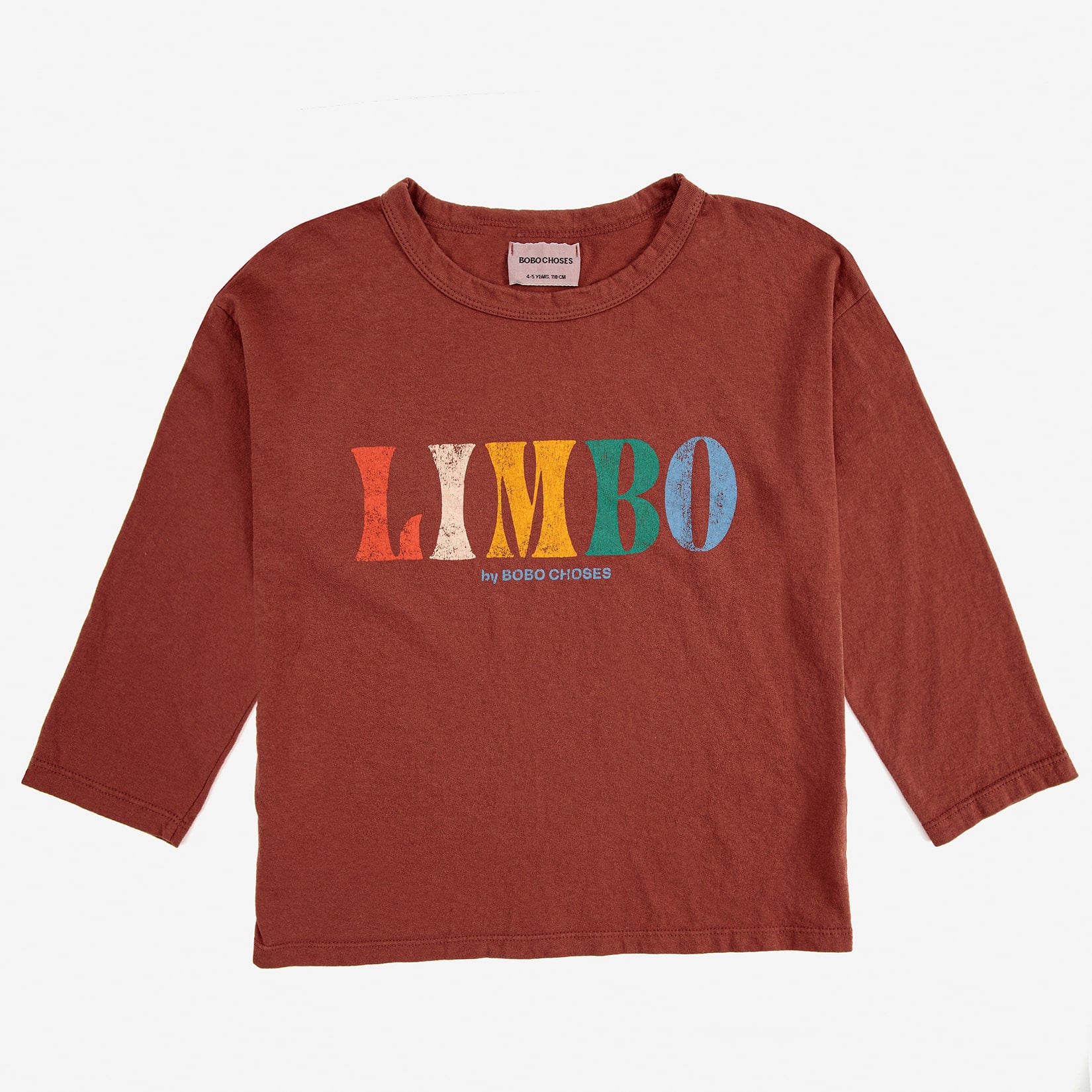 Boys & Girls Dark Red Logo Cotton T-Shirt