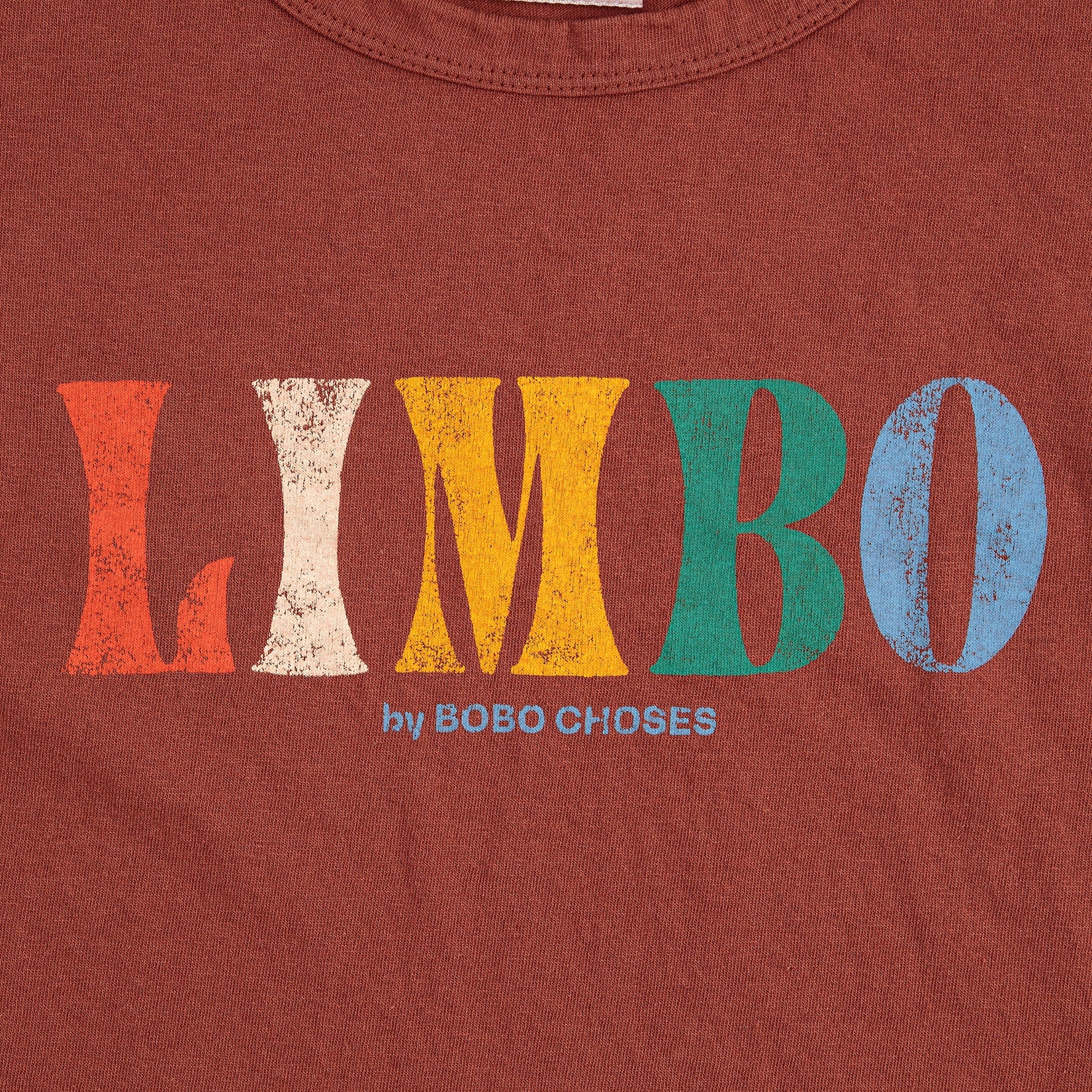 Boys & Girls Dark Red Logo Cotton T-Shirt