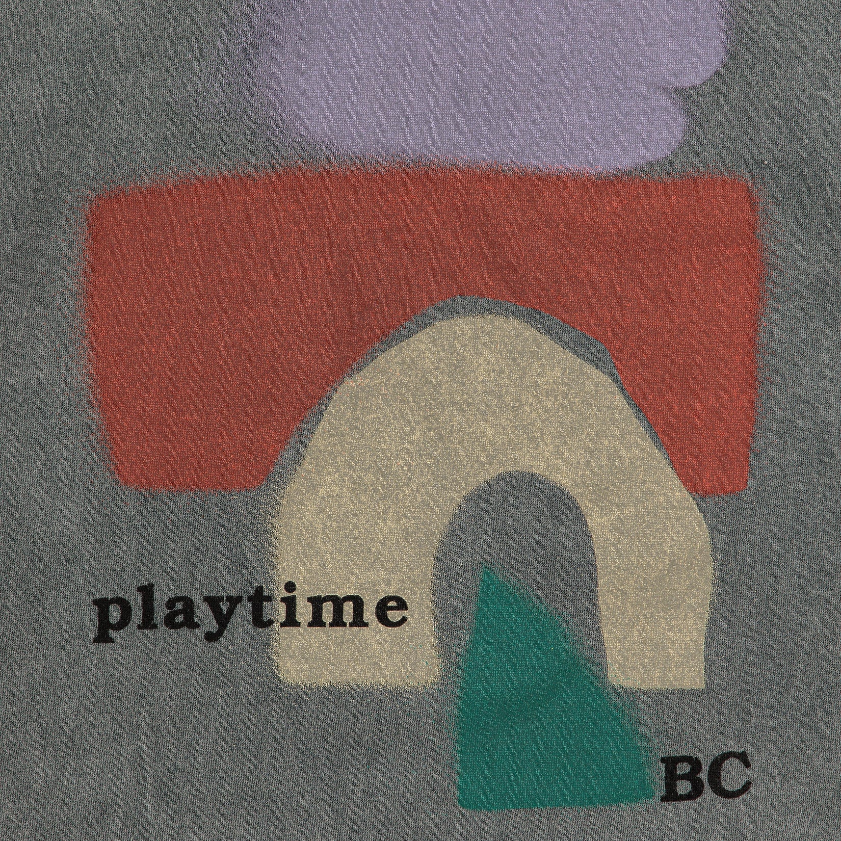 Boys & Girls Grey Printed Cotton T-Shirt