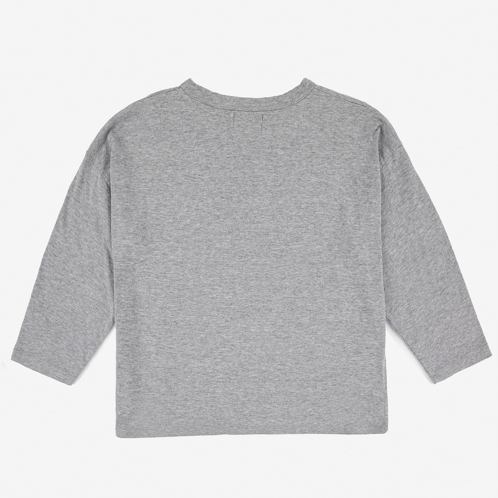 Boys & Girls Grey Birds Printed Cotton T-Shirt