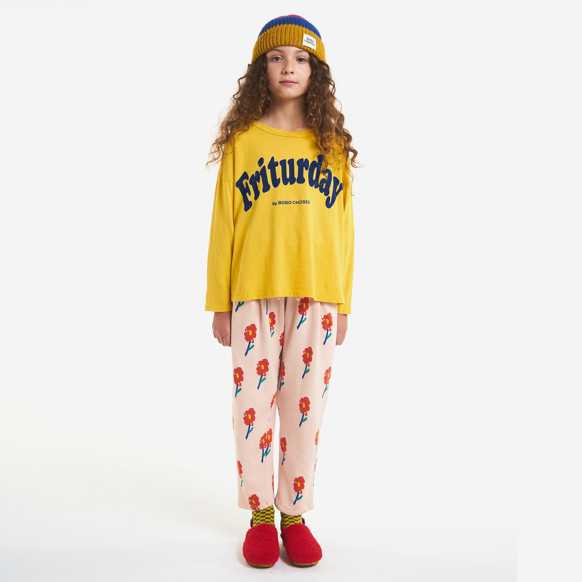 Boys & Girls Yellow Logo Cotton T-Shirt