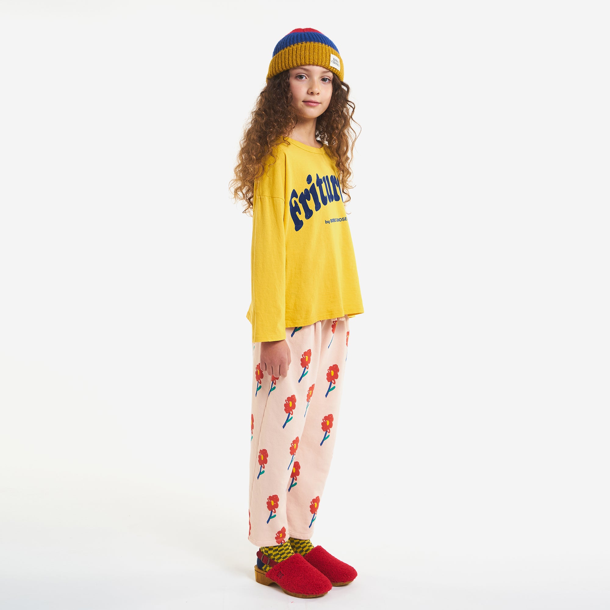 Boys & Girls Yellow Logo Cotton T-Shirt