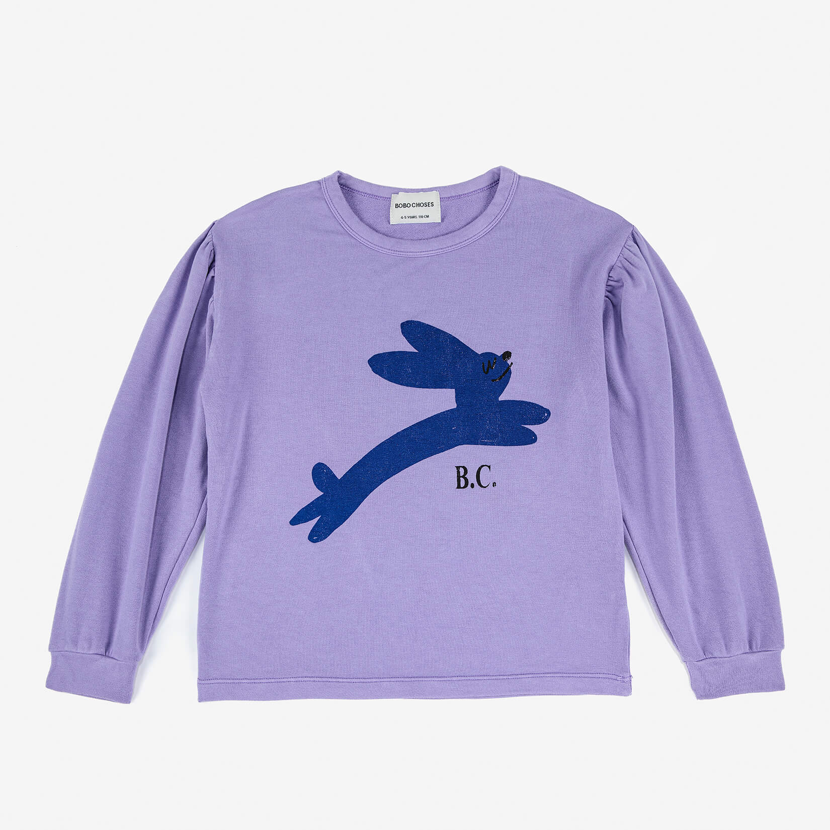Girls Purple Printed Cotton T-Shirt