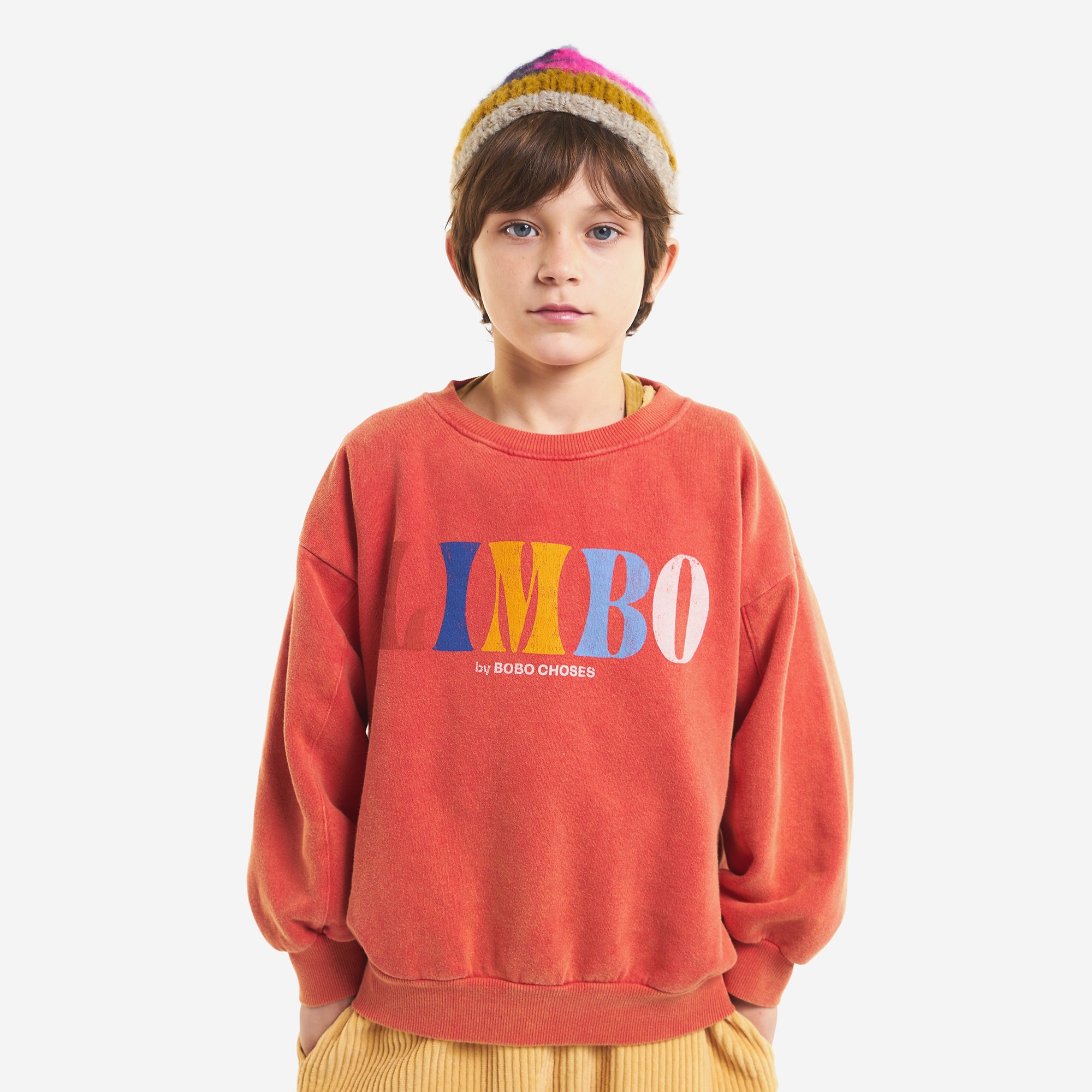 Boys & Girls Pink Logo Cotton Sweatshirt