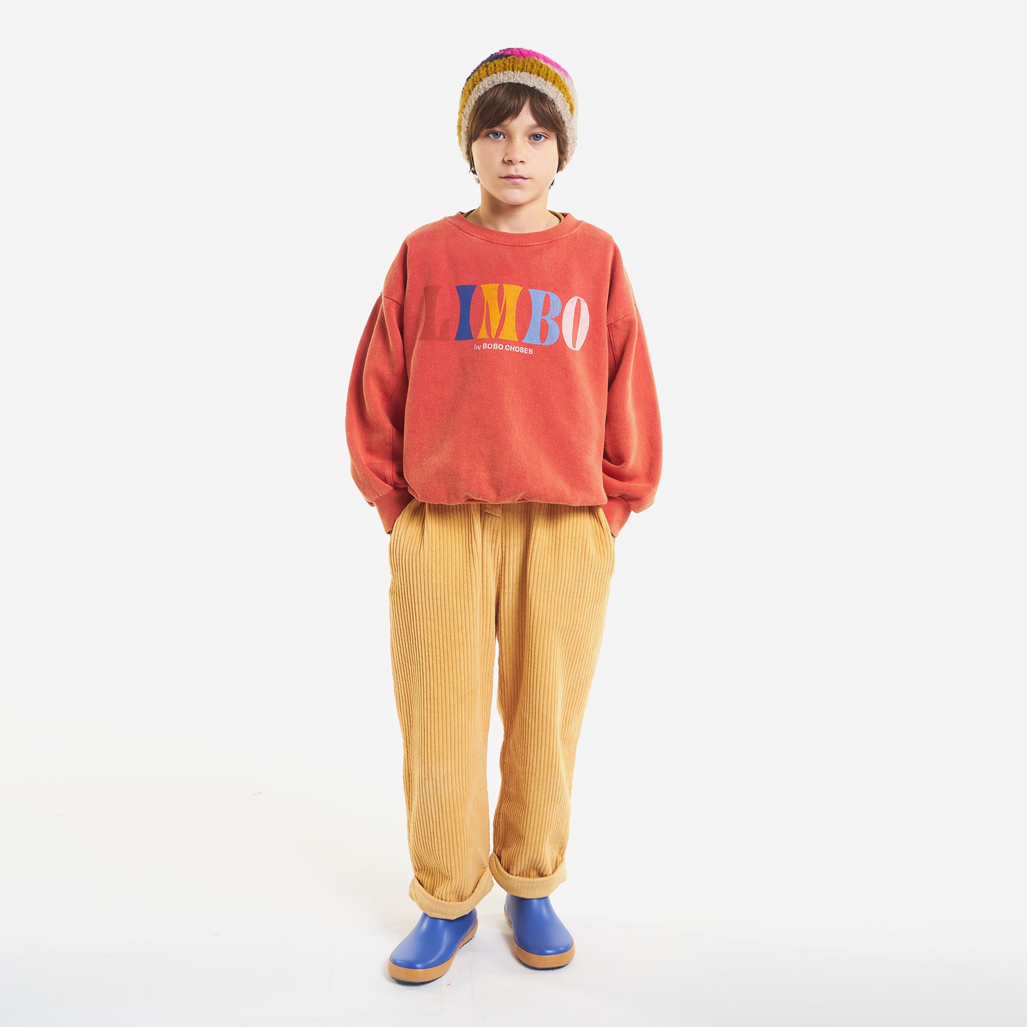 Boys & Girls Pink Logo Cotton Sweatshirt