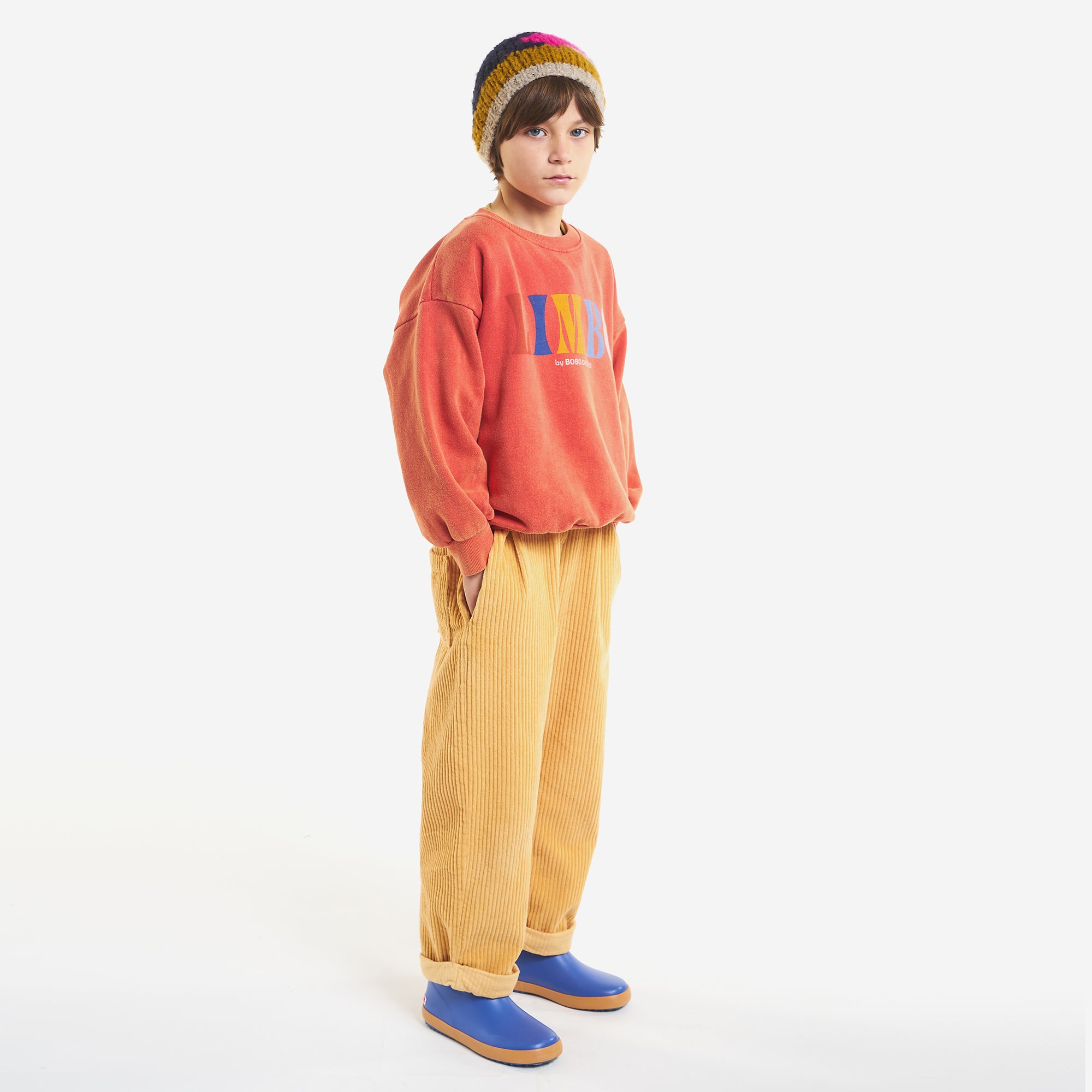 Boys & Girls Pink Logo Cotton Sweatshirt