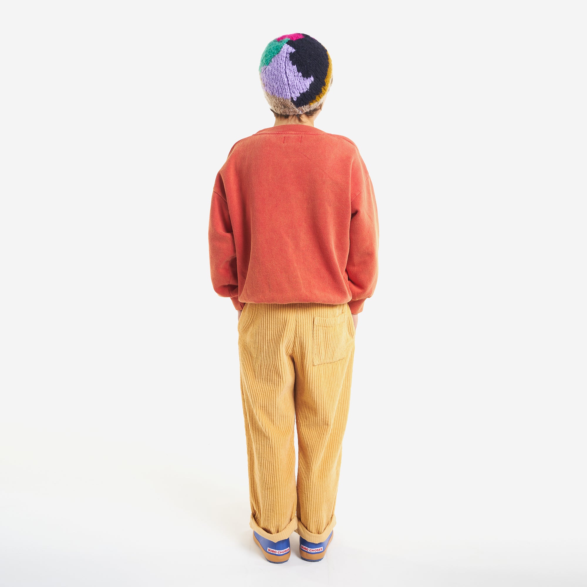 Boys & Girls Pink Logo Cotton Sweatshirt