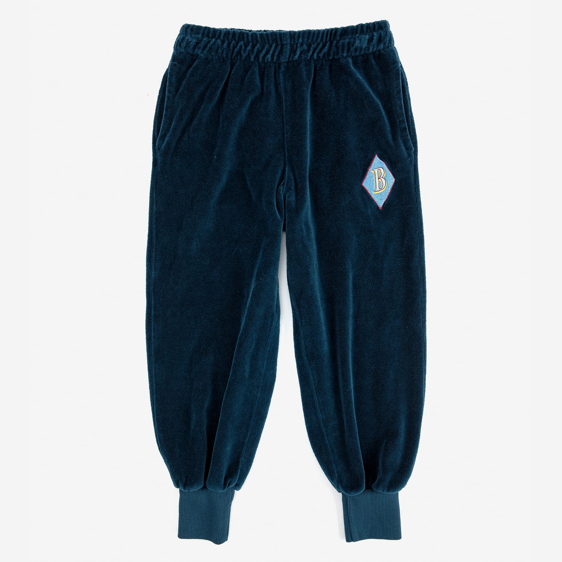Boys & Girls Blue Velvet Trousers
