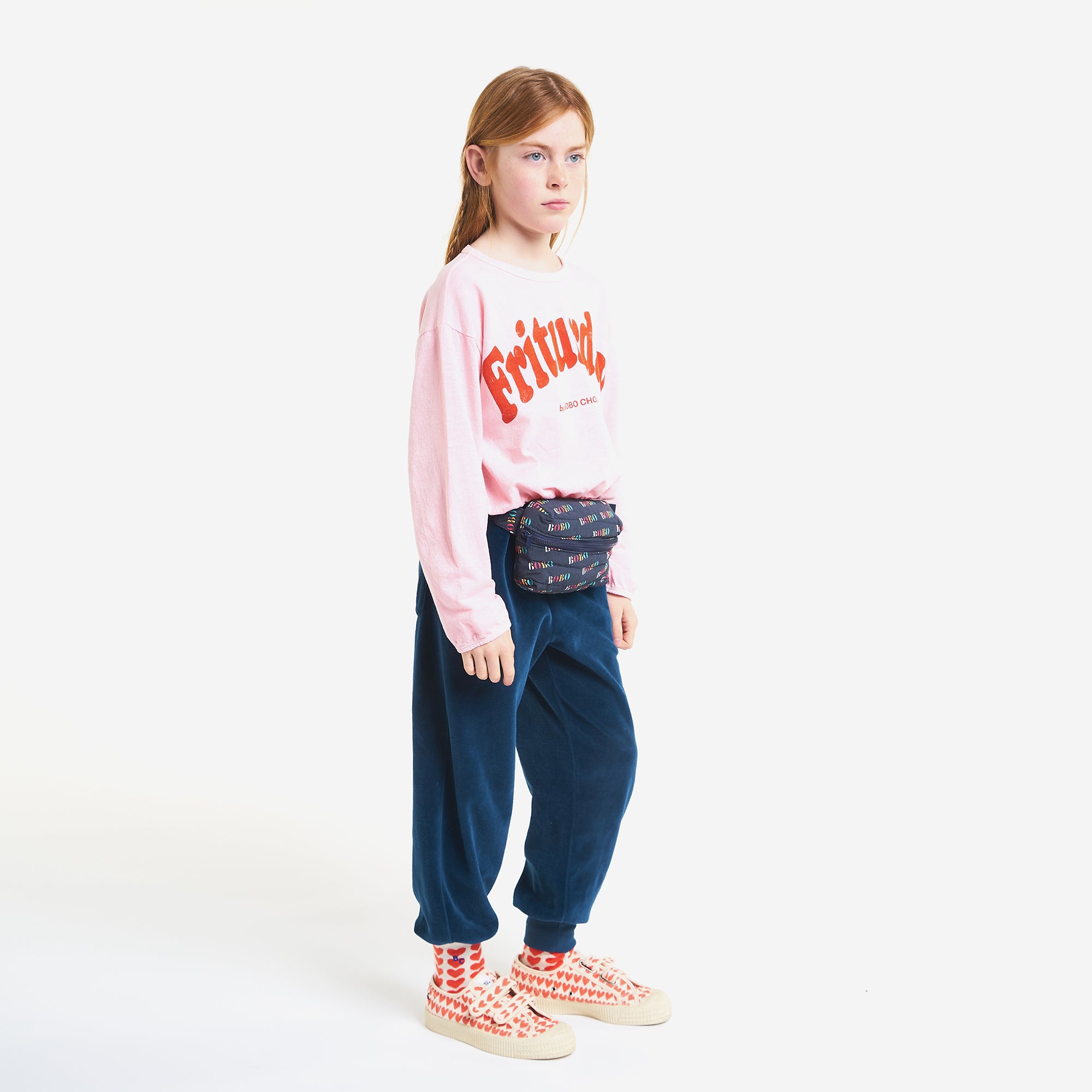 Boys & Girls Blue Velvet Trousers