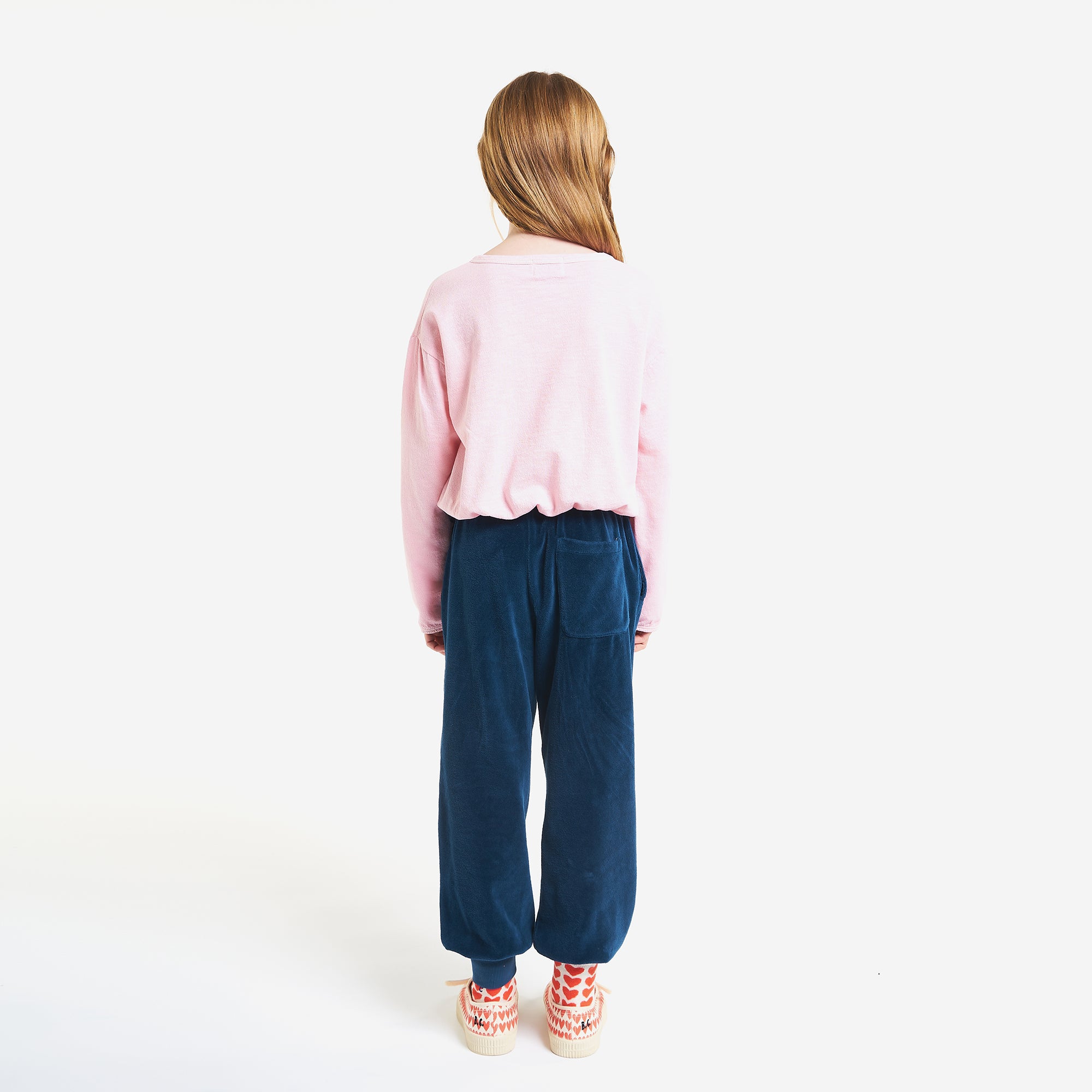 Boys & Girls Blue Velvet Trousers