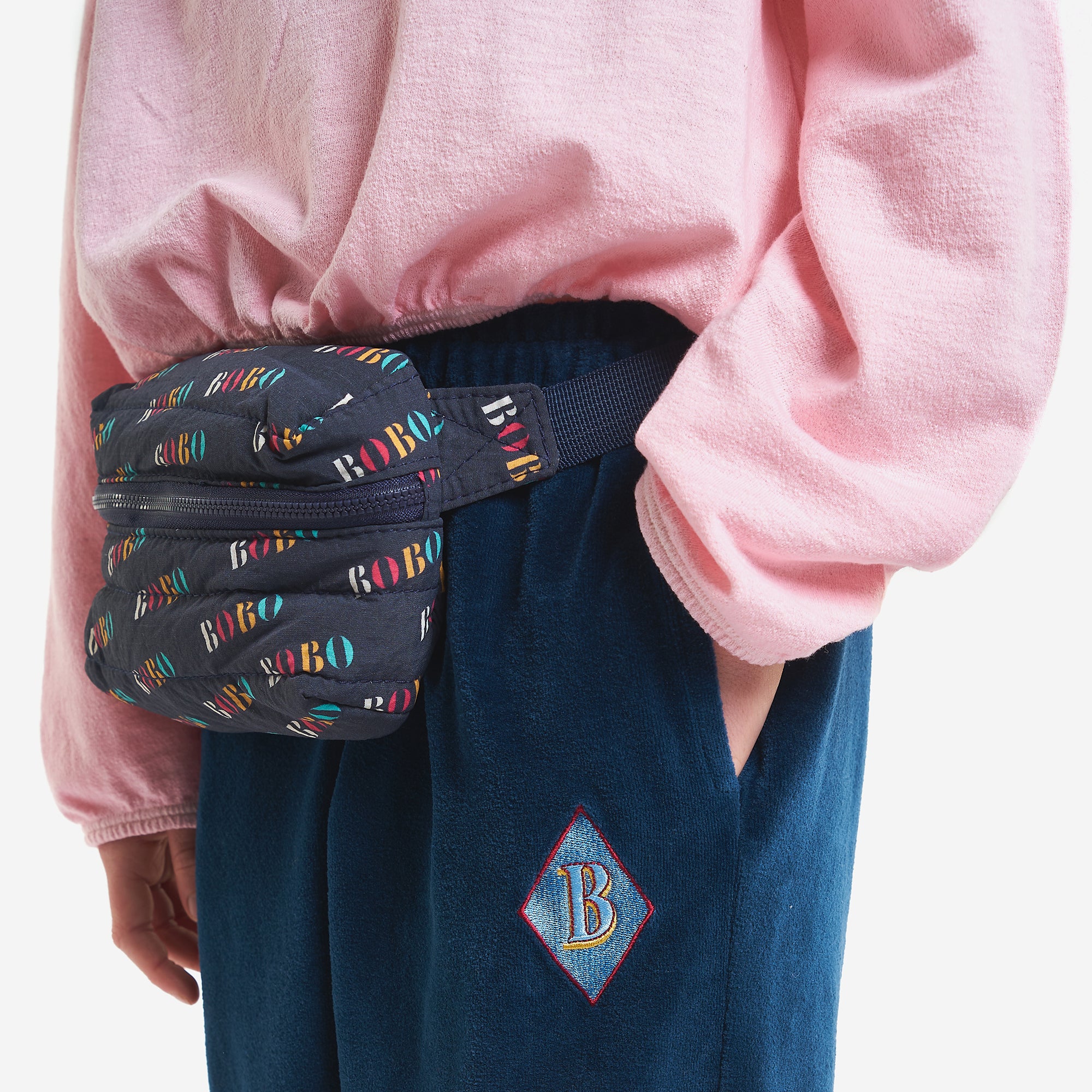 Boys & Girls Blue Velvet Trousers