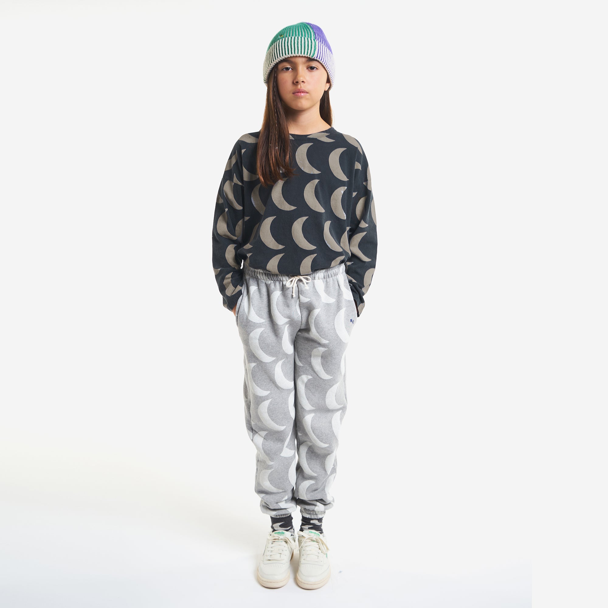 Boys & Girls Grey Moon Trousers
