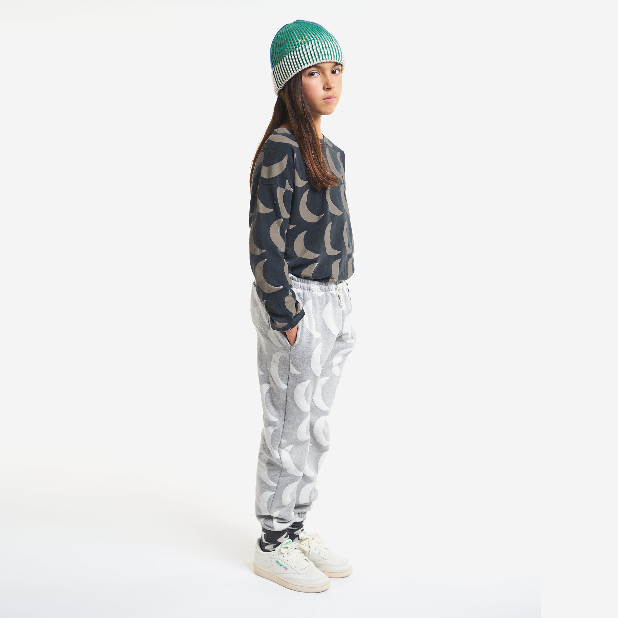 Boys & Girls Grey Moon Trousers