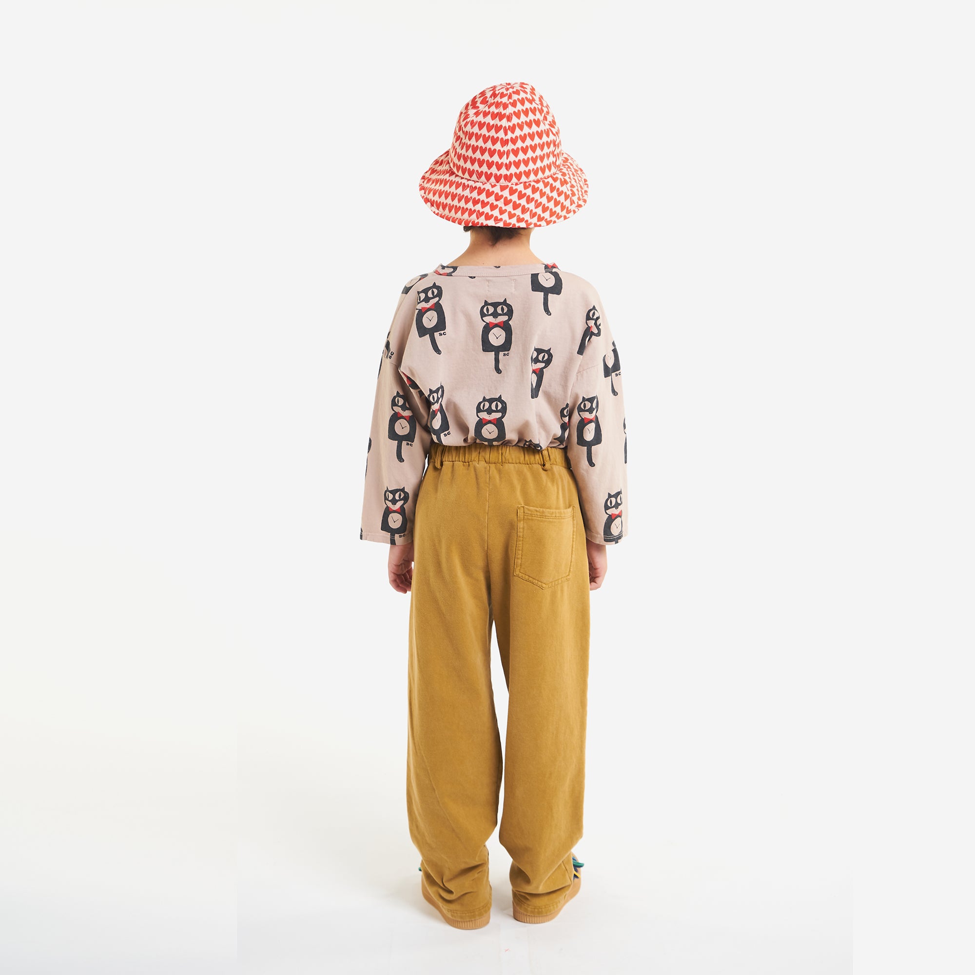 Boys & Girls Yellow Patches Trousers