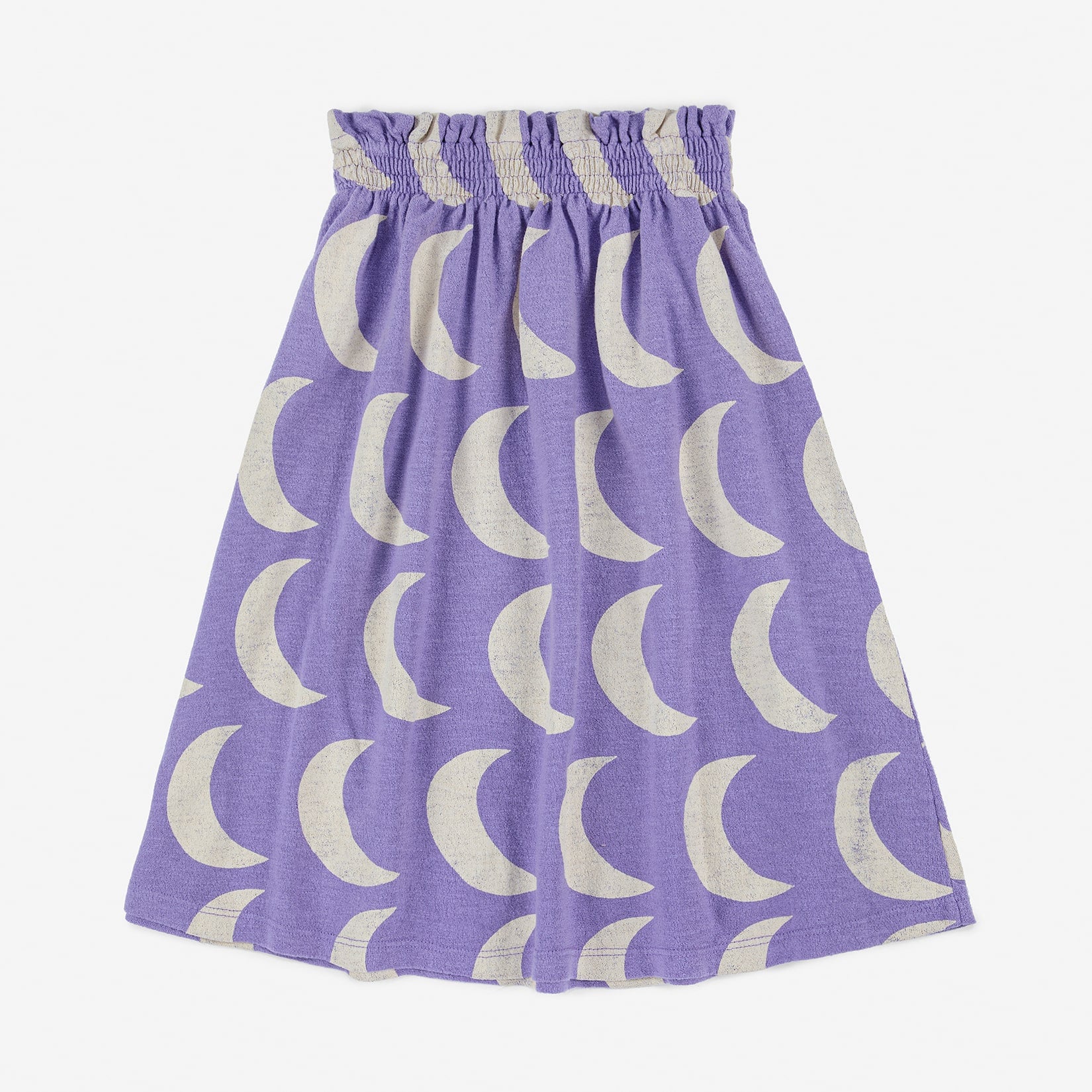 Girls Purple Moon Cotton Skirt