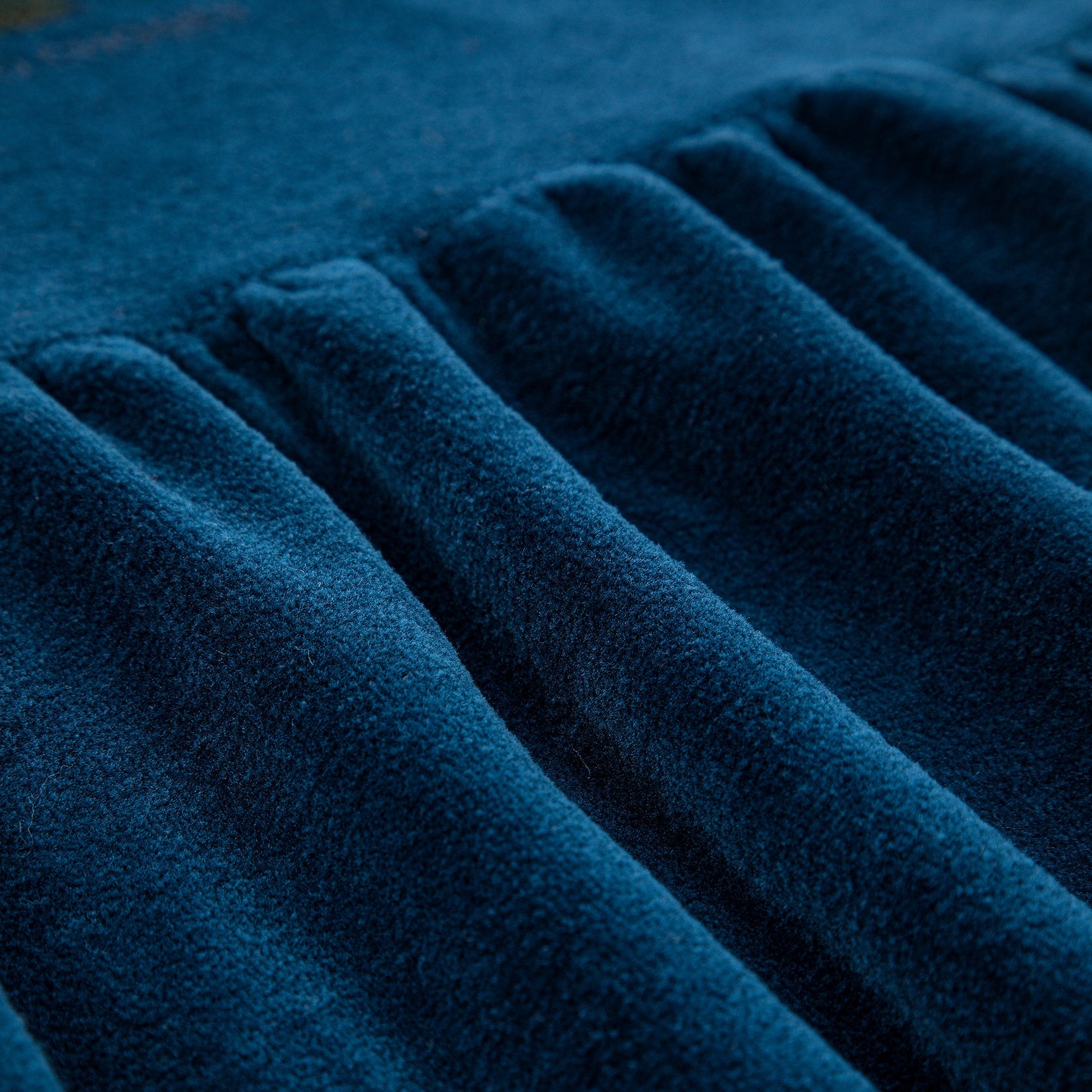 Girls Blue Velvet Dress