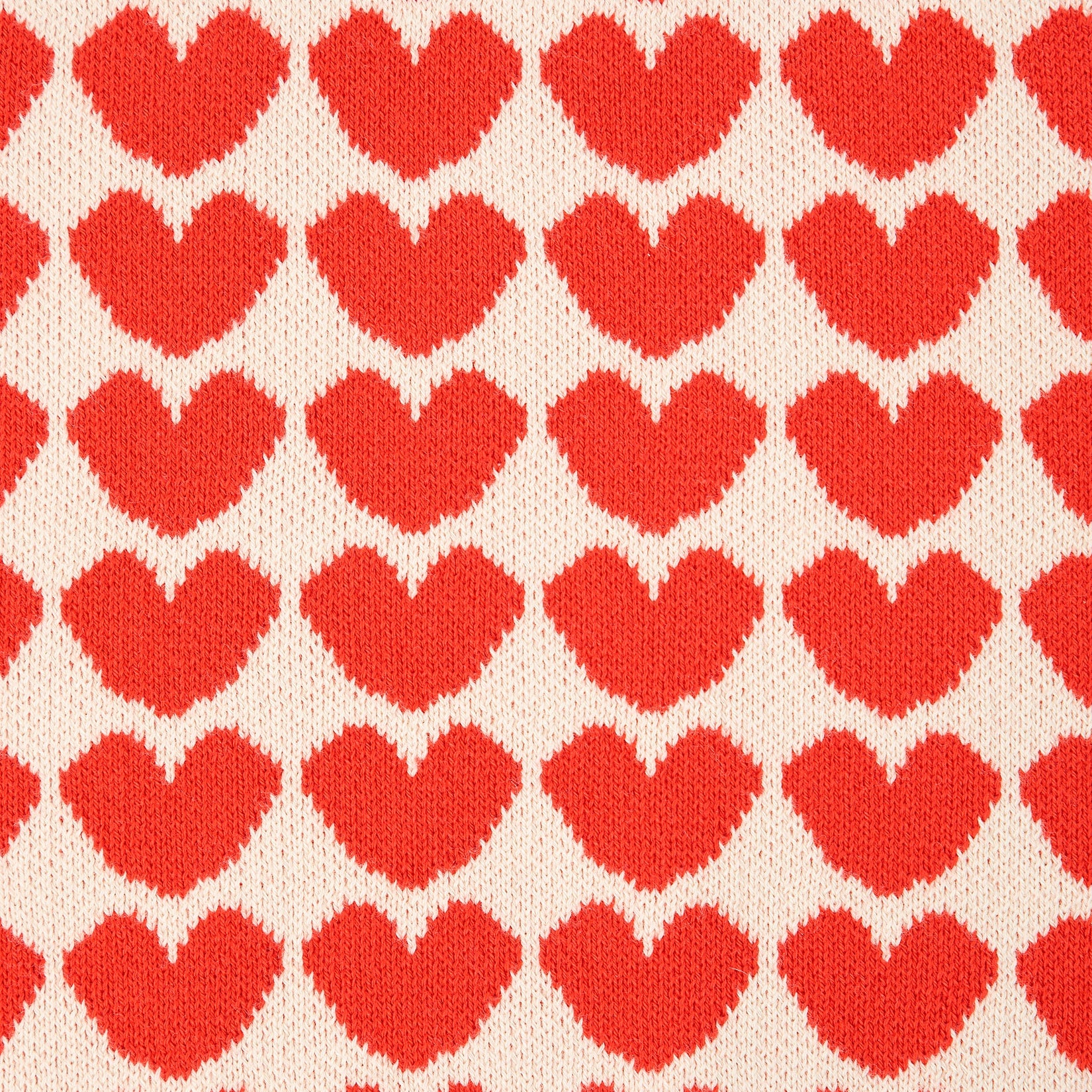 Girls Beige Heart Cotton Vest