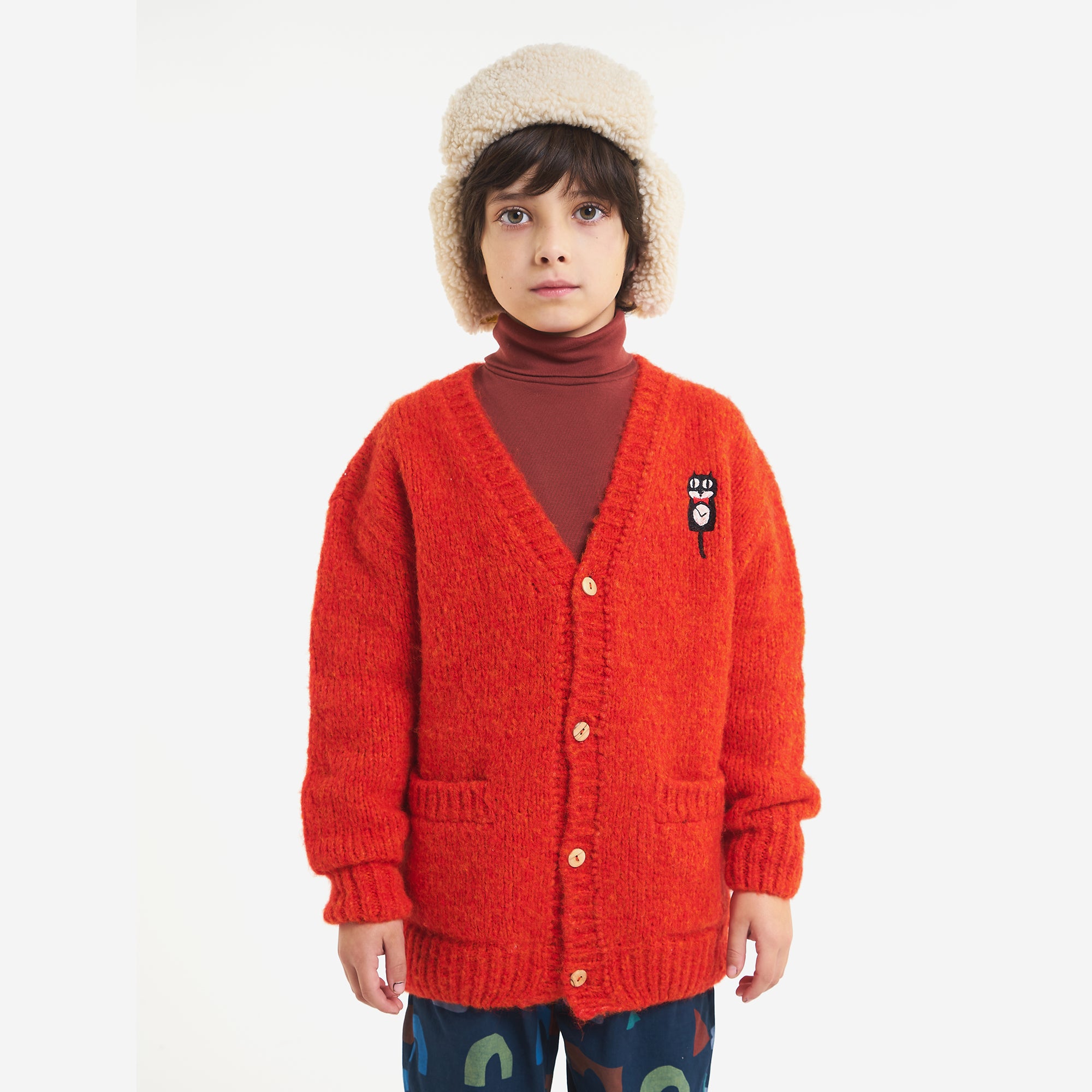 Boys & Girls Red Cardigan