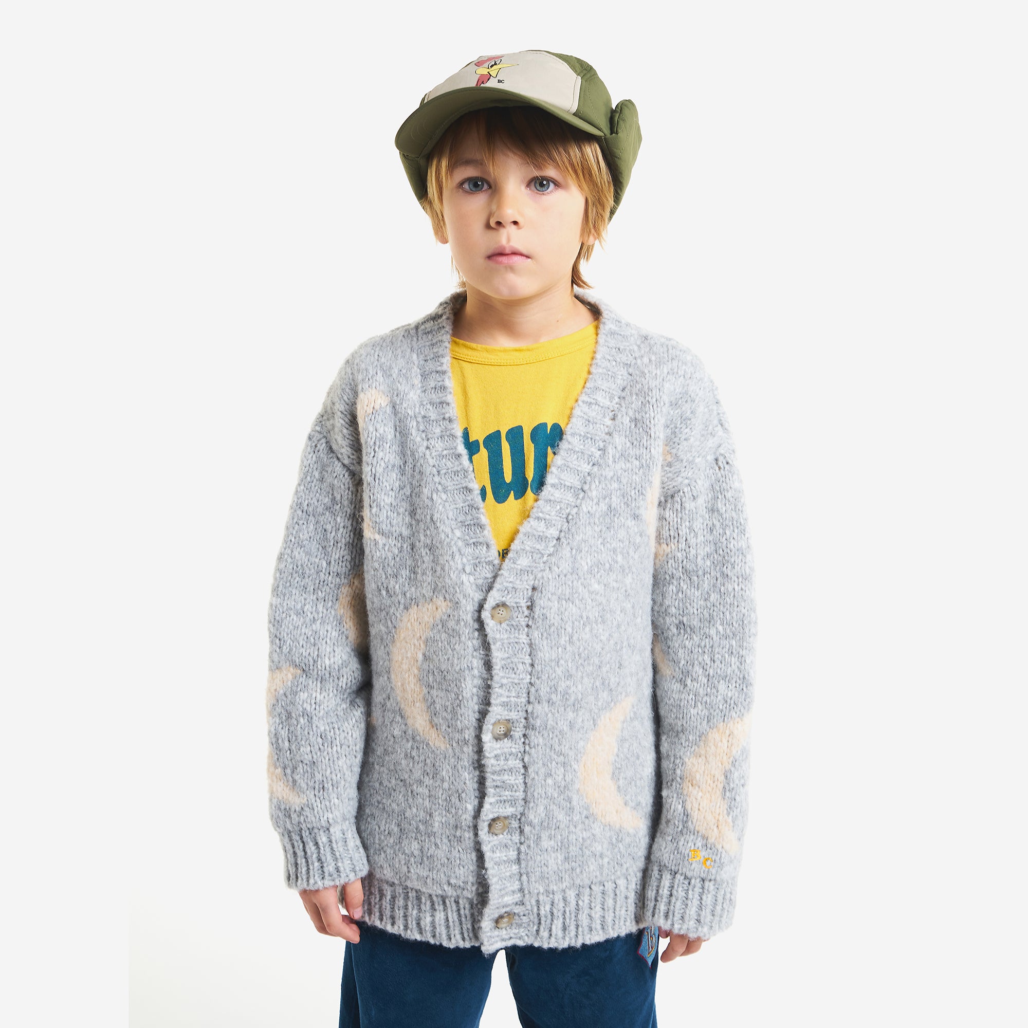 Boys & Girls Grey Moon Cardigan