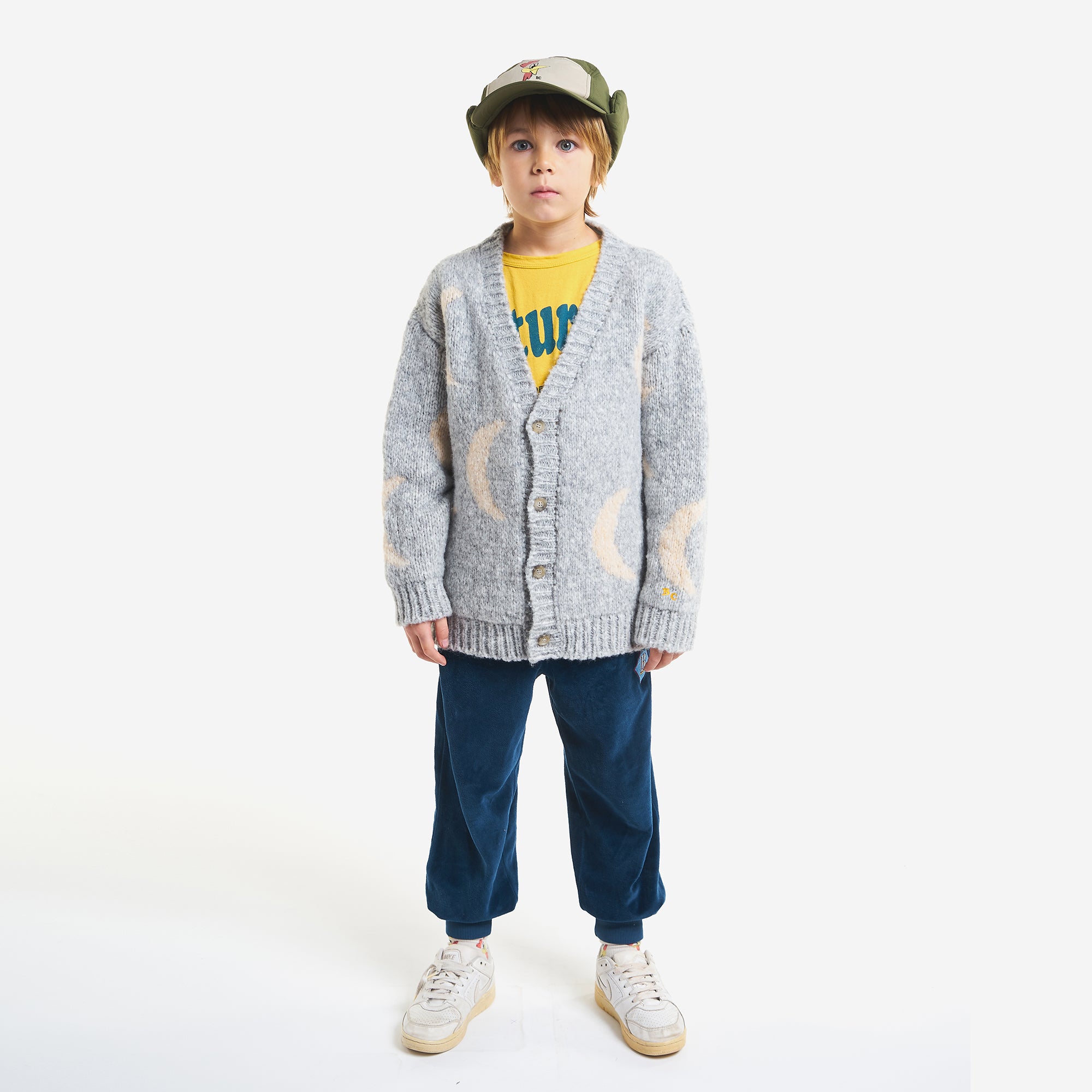 Boys & Girls Grey Moon Cardigan