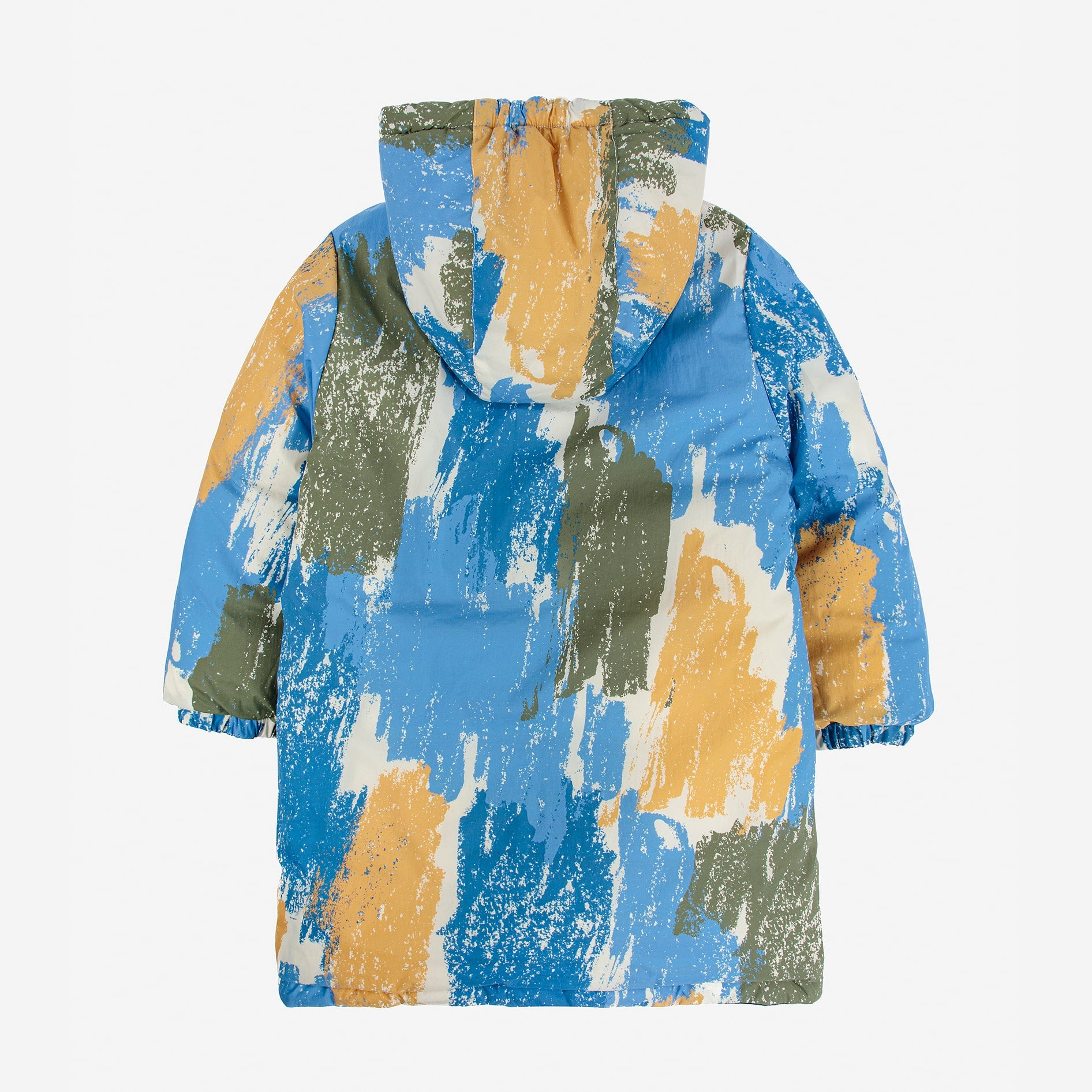 Boys Navy Reversible Padded Coat