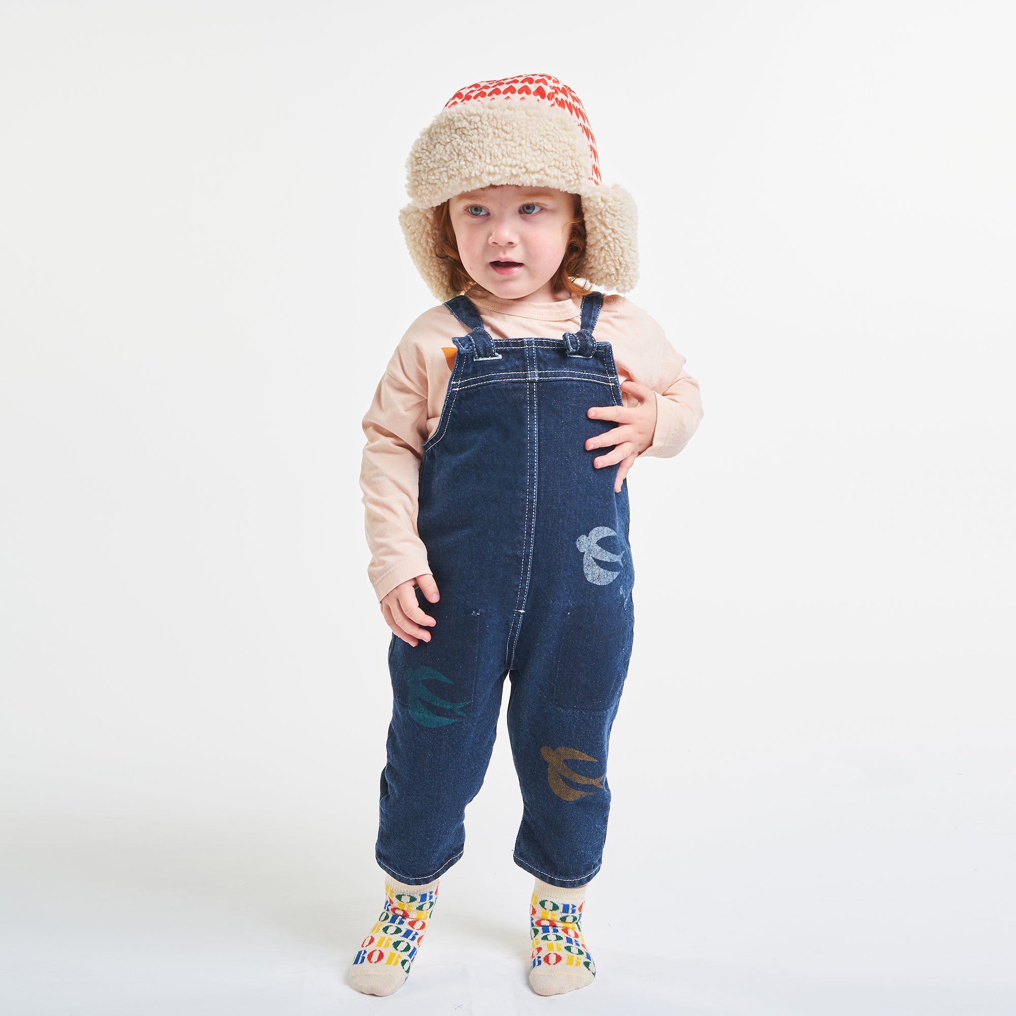 Boys & Girls Pink Heart Hat