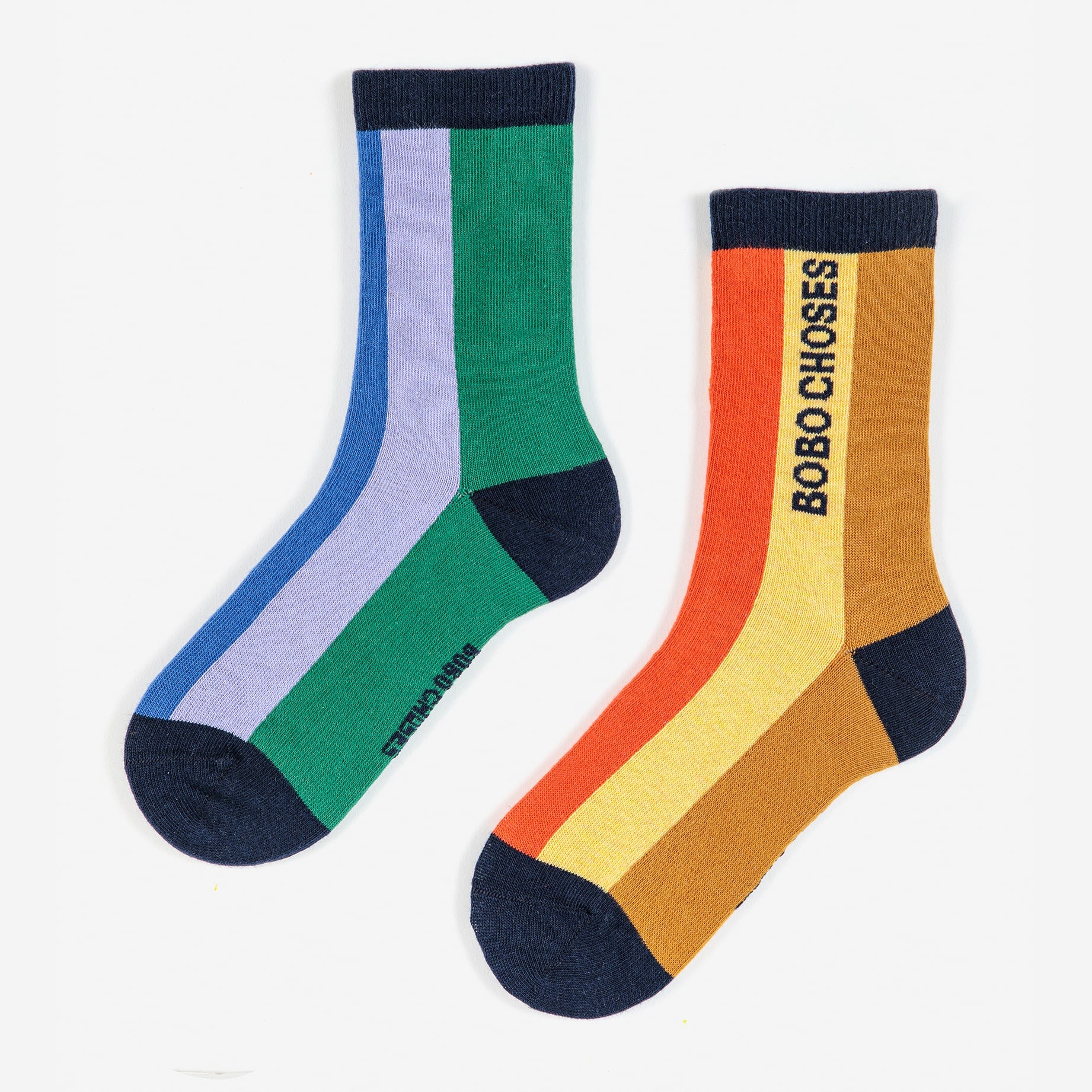 Boys & Girls Multicolor Logo Cotton Socks