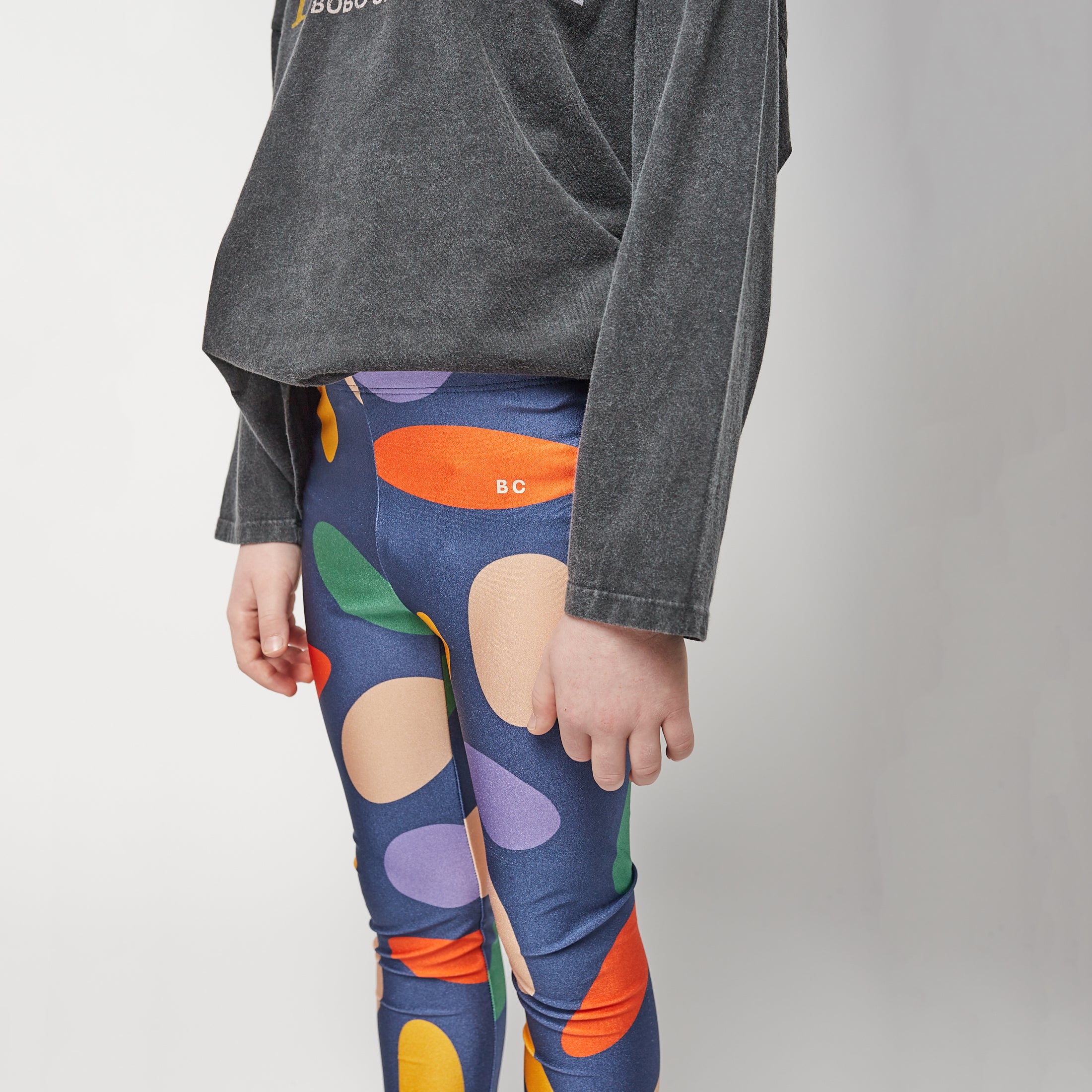 Boys & Girls Grey Logo Cotton T-Shirt