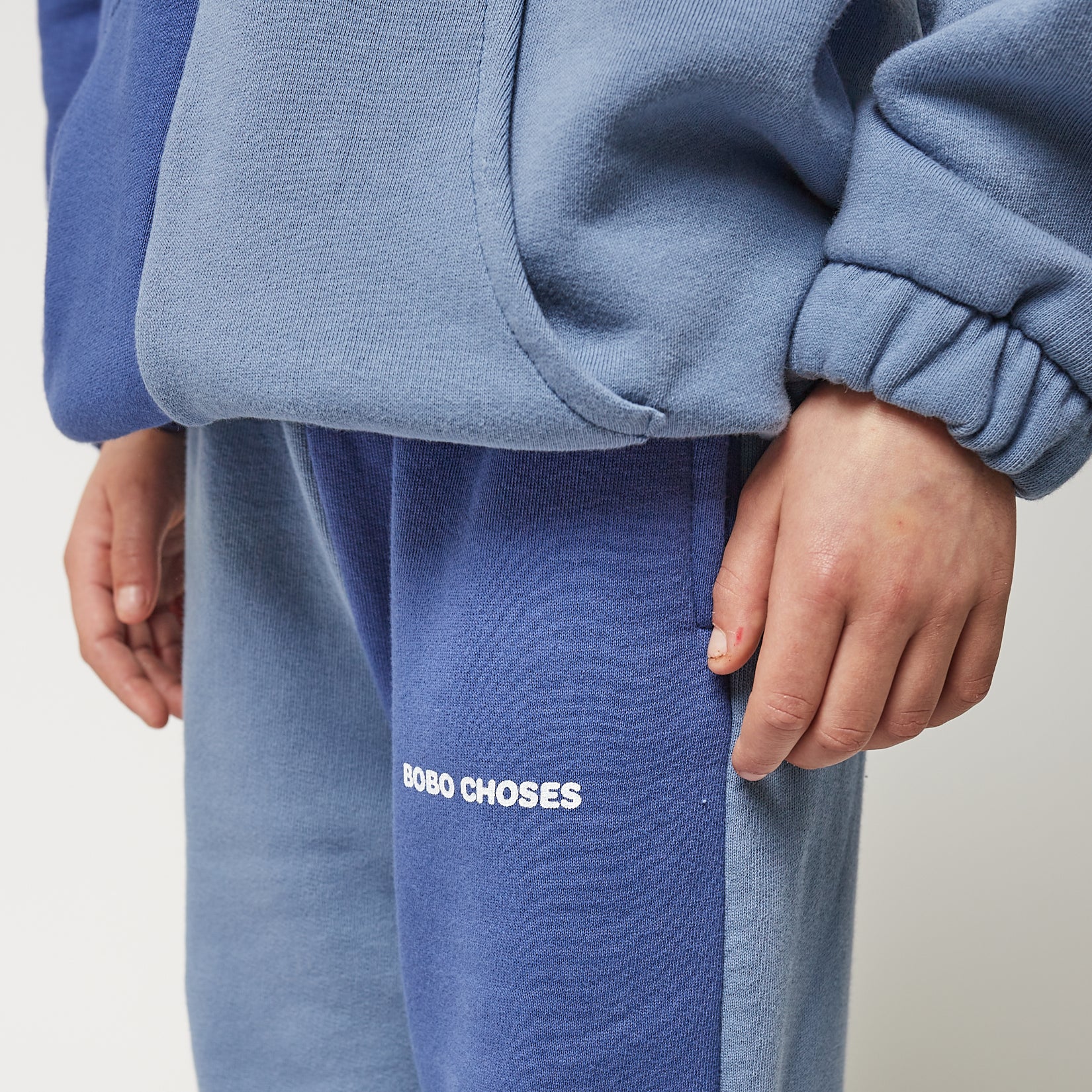 Boys & Girls Blue Hooded Sweatshirt