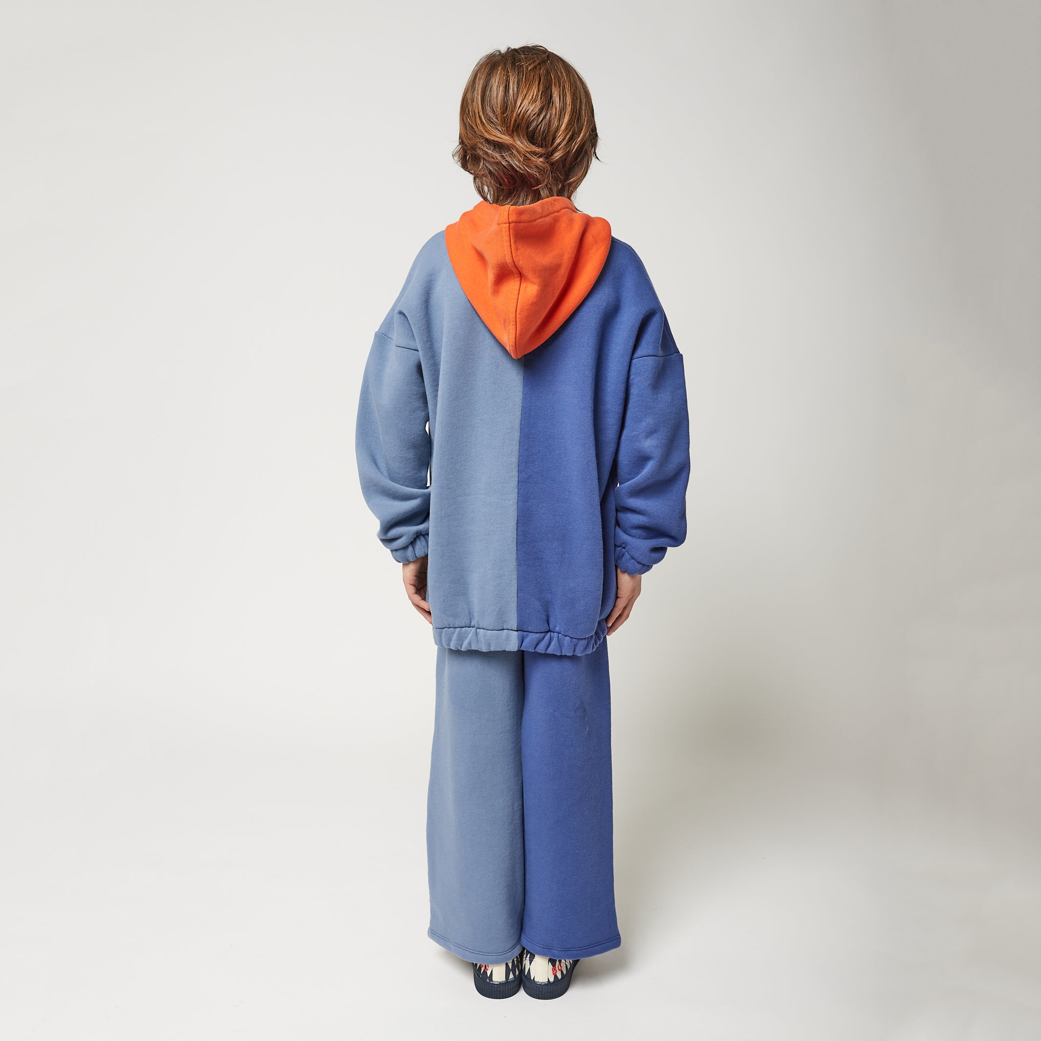 Boys & Girls Blue Hooded Sweatshirt