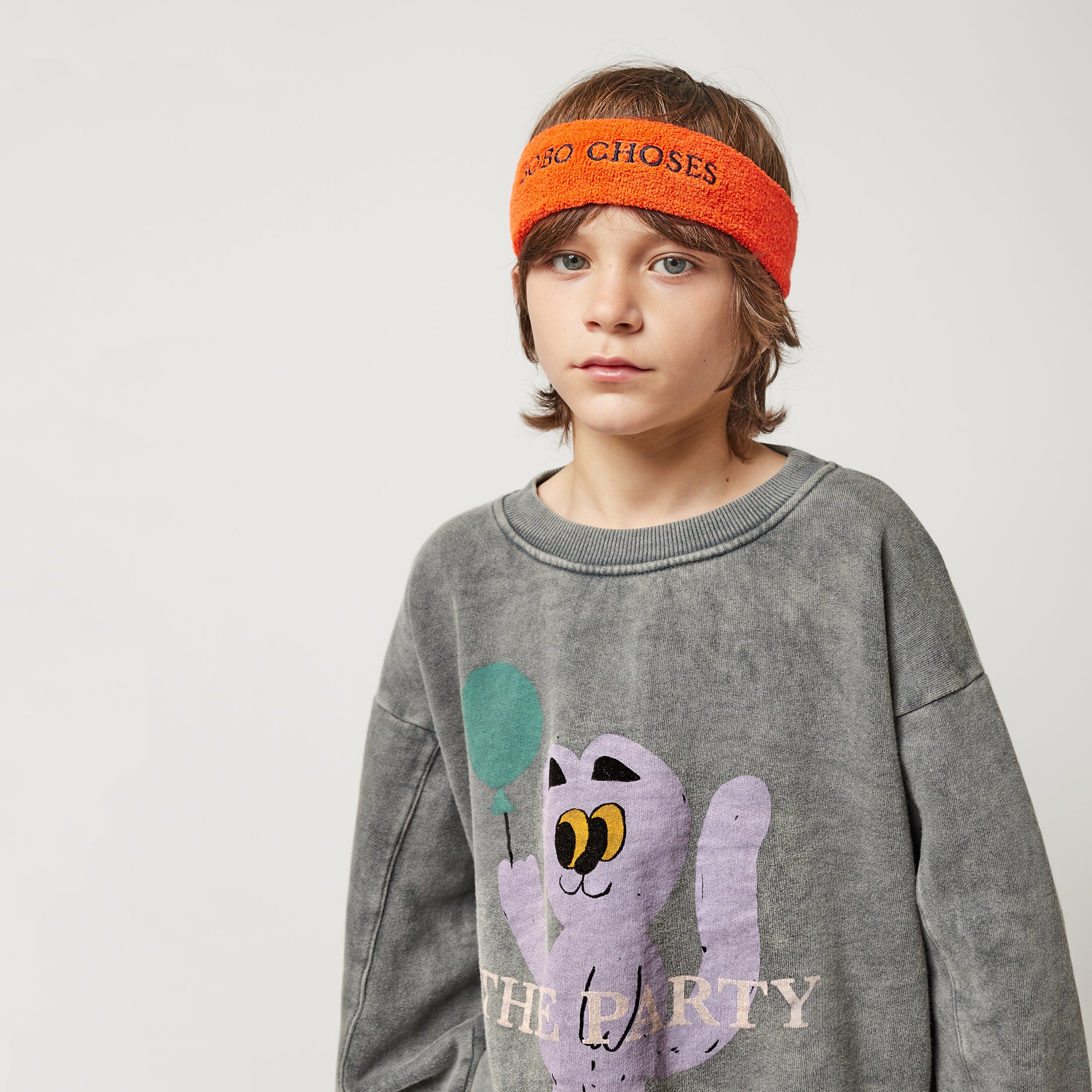 Boys & Girls Orange Logo Headband