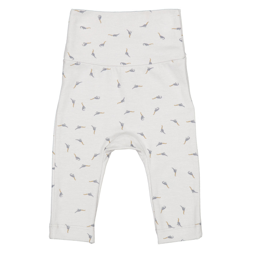 Baby Boys & Girls White Printed Trousers