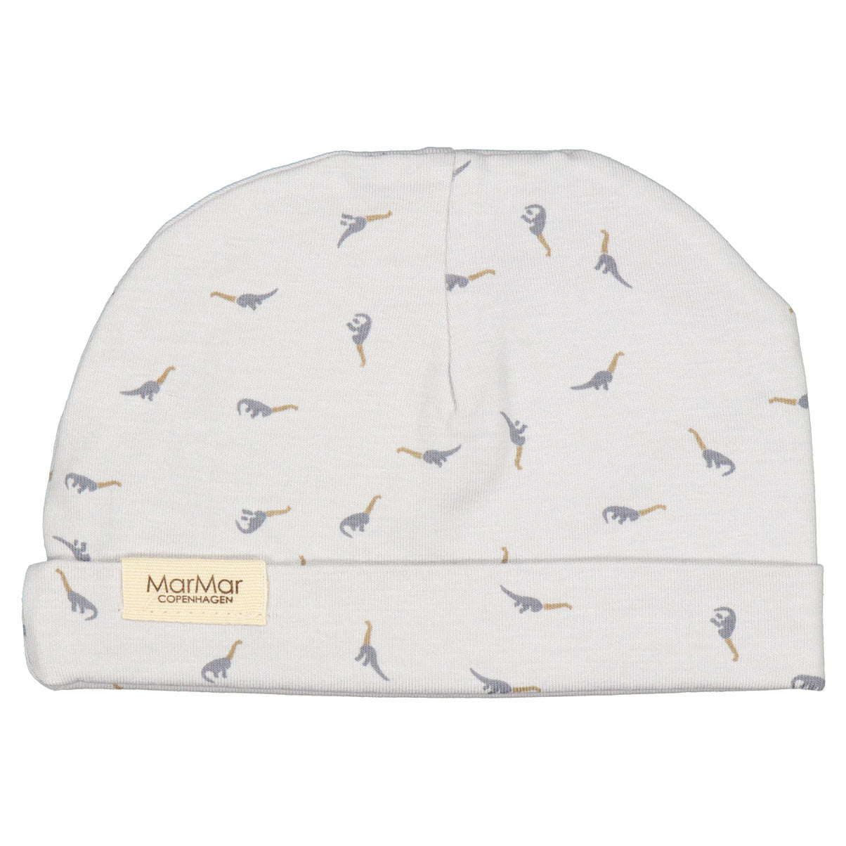 Baby Boys & Girls White Dino Printed Hat