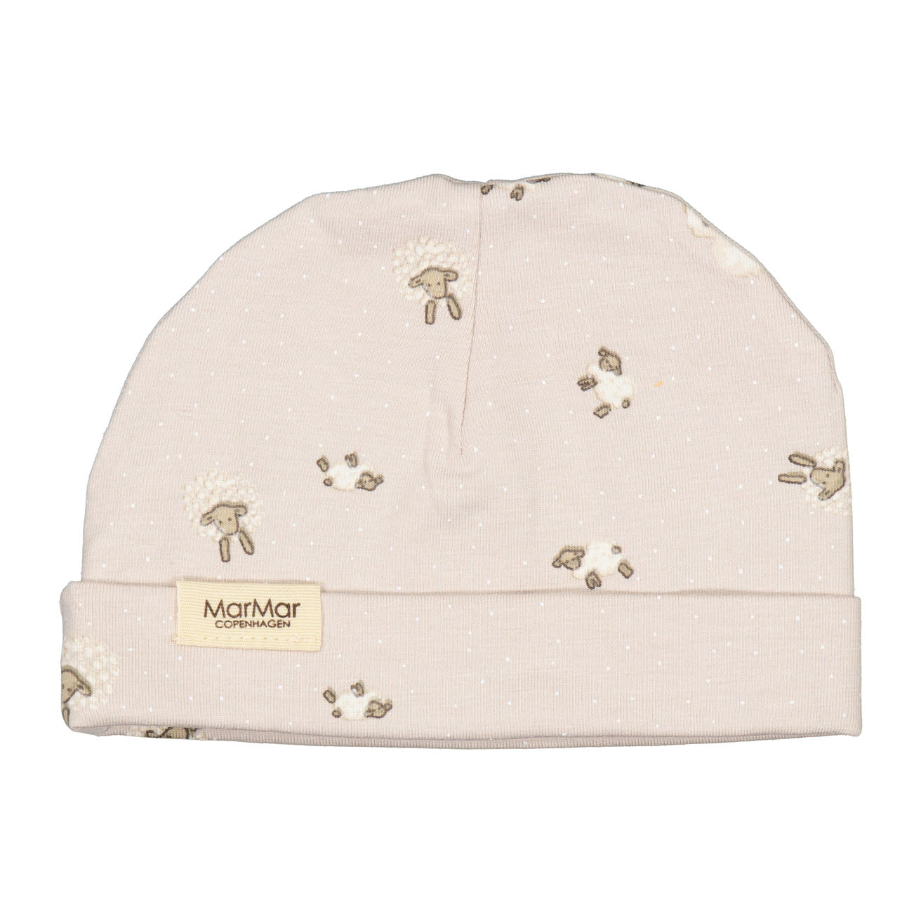 Baby Boys & Girls Beige Printed Hat