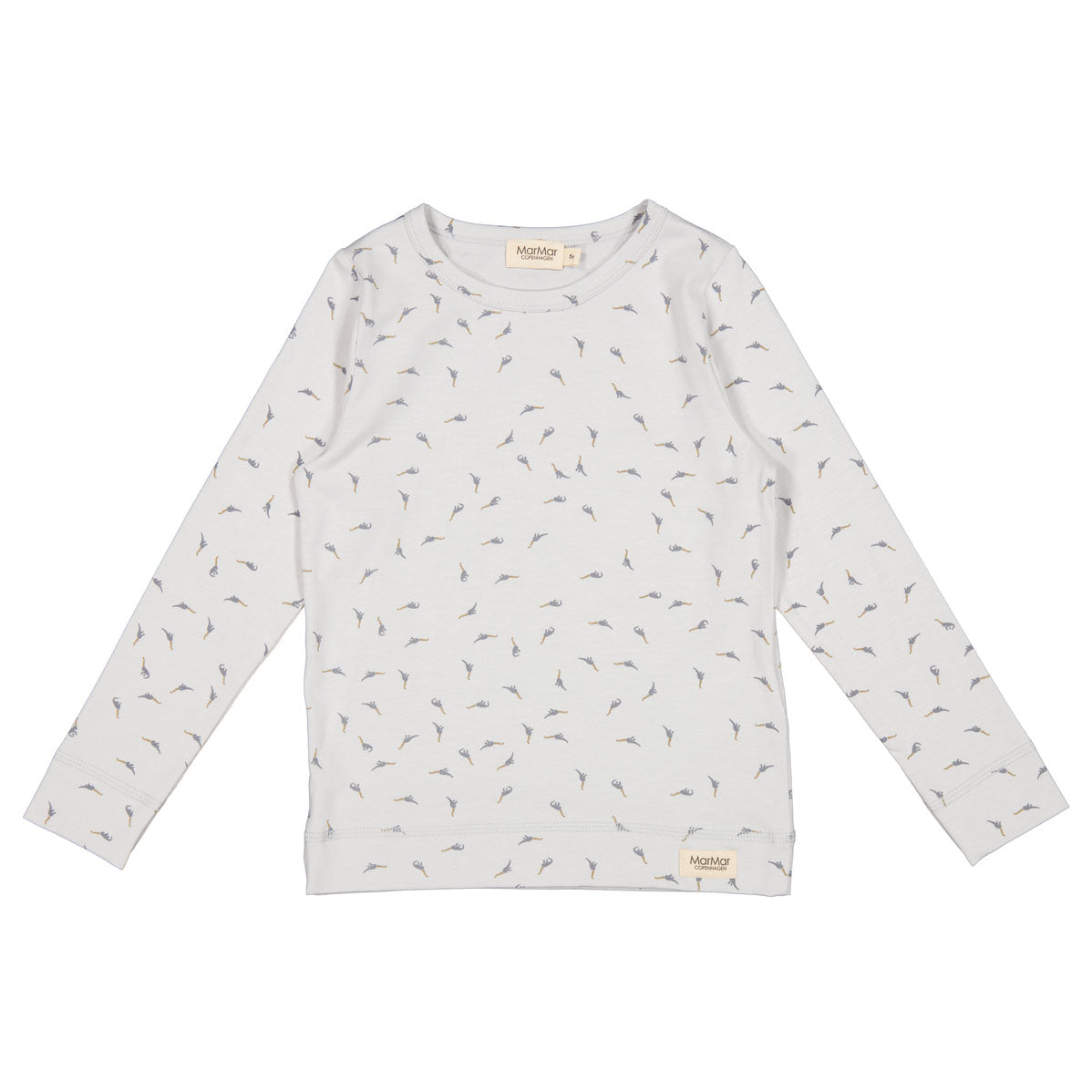 Boys White Printed Set