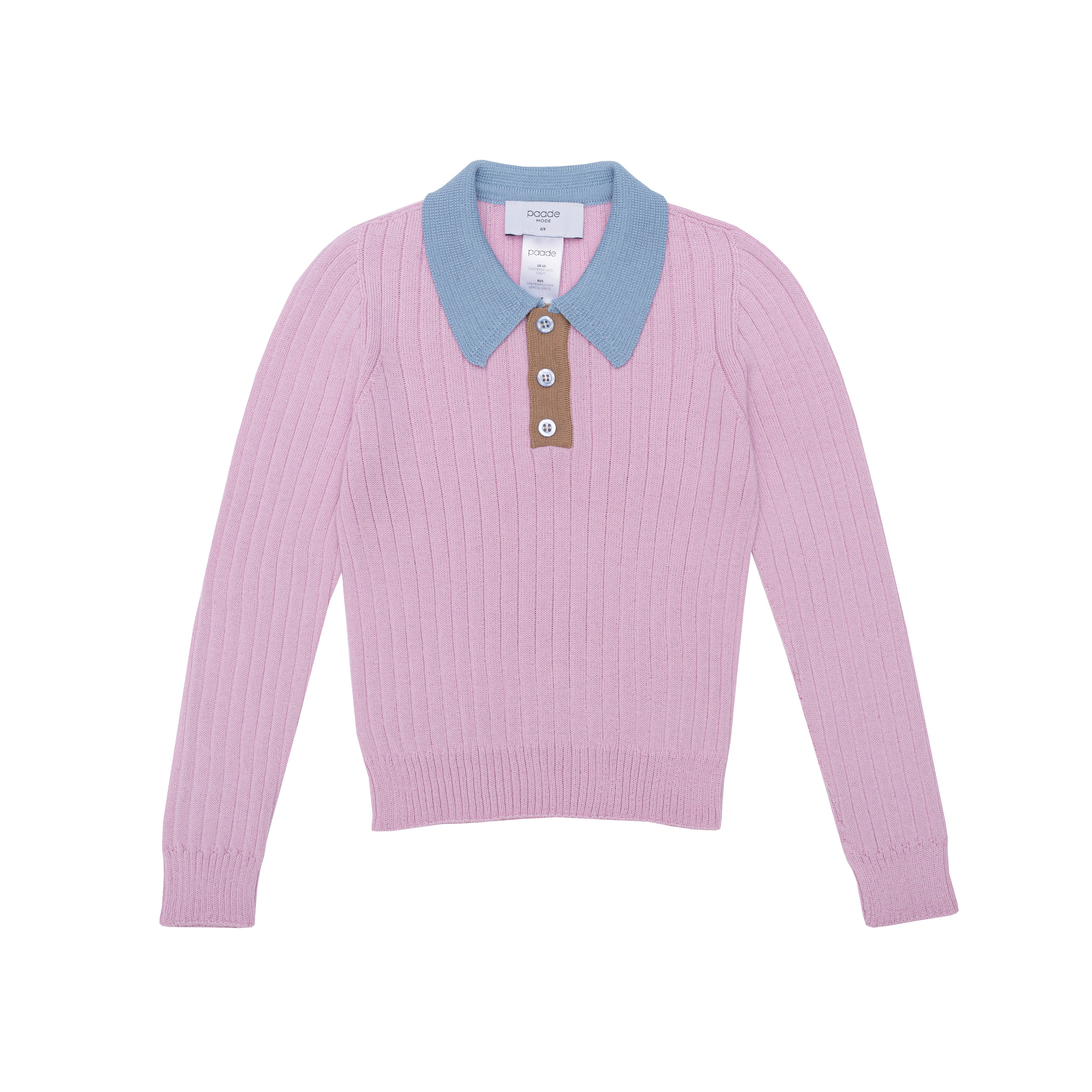 Girls Pink Wool Sweater