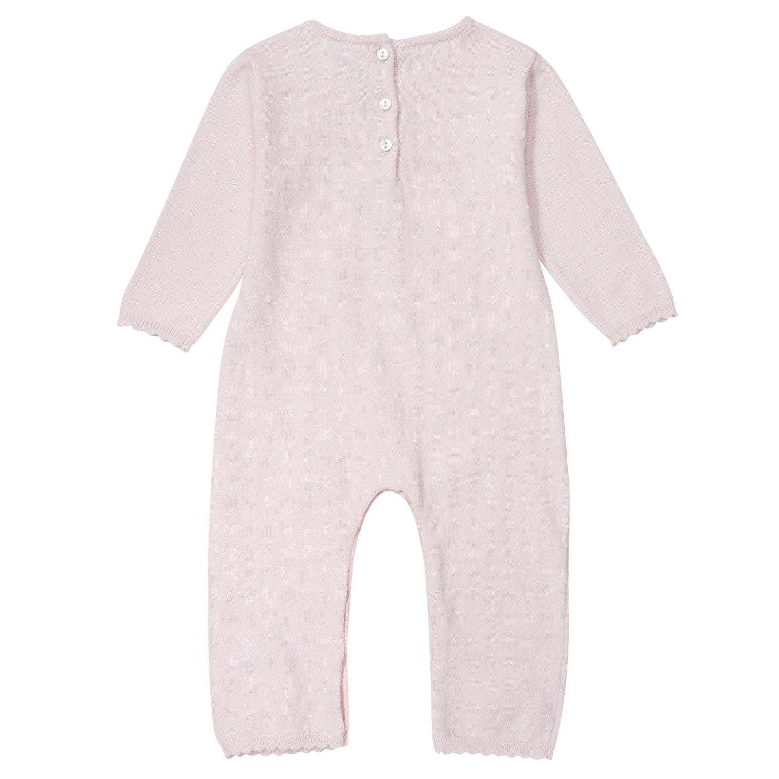 Baby Pink Star Printed Trims Babygrow - CÉMAROSE | Children's Fashion Store - 2